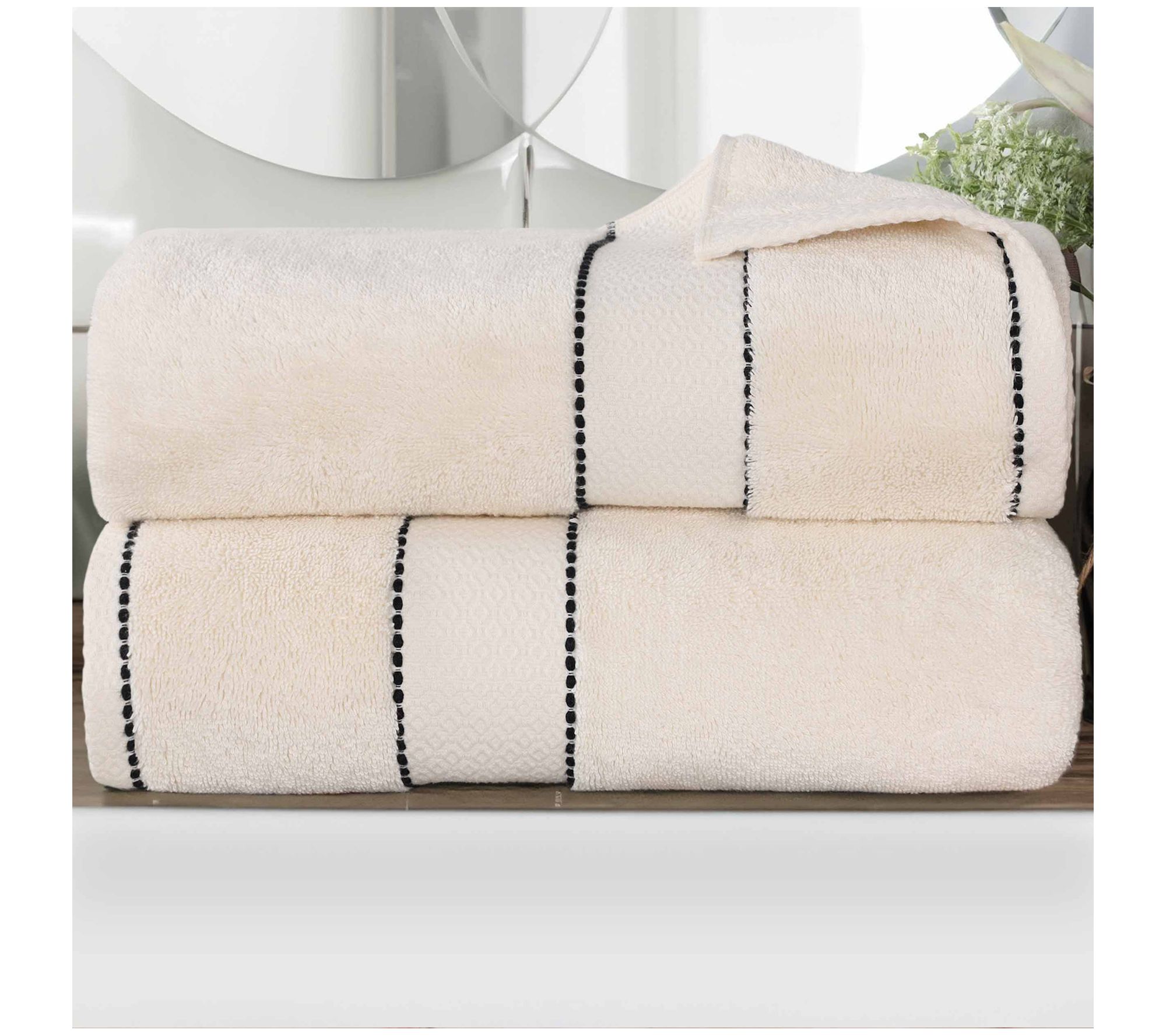 Superior Niles Egyptian Giza Cotton Ultra-Plush2PC Bath Sheet