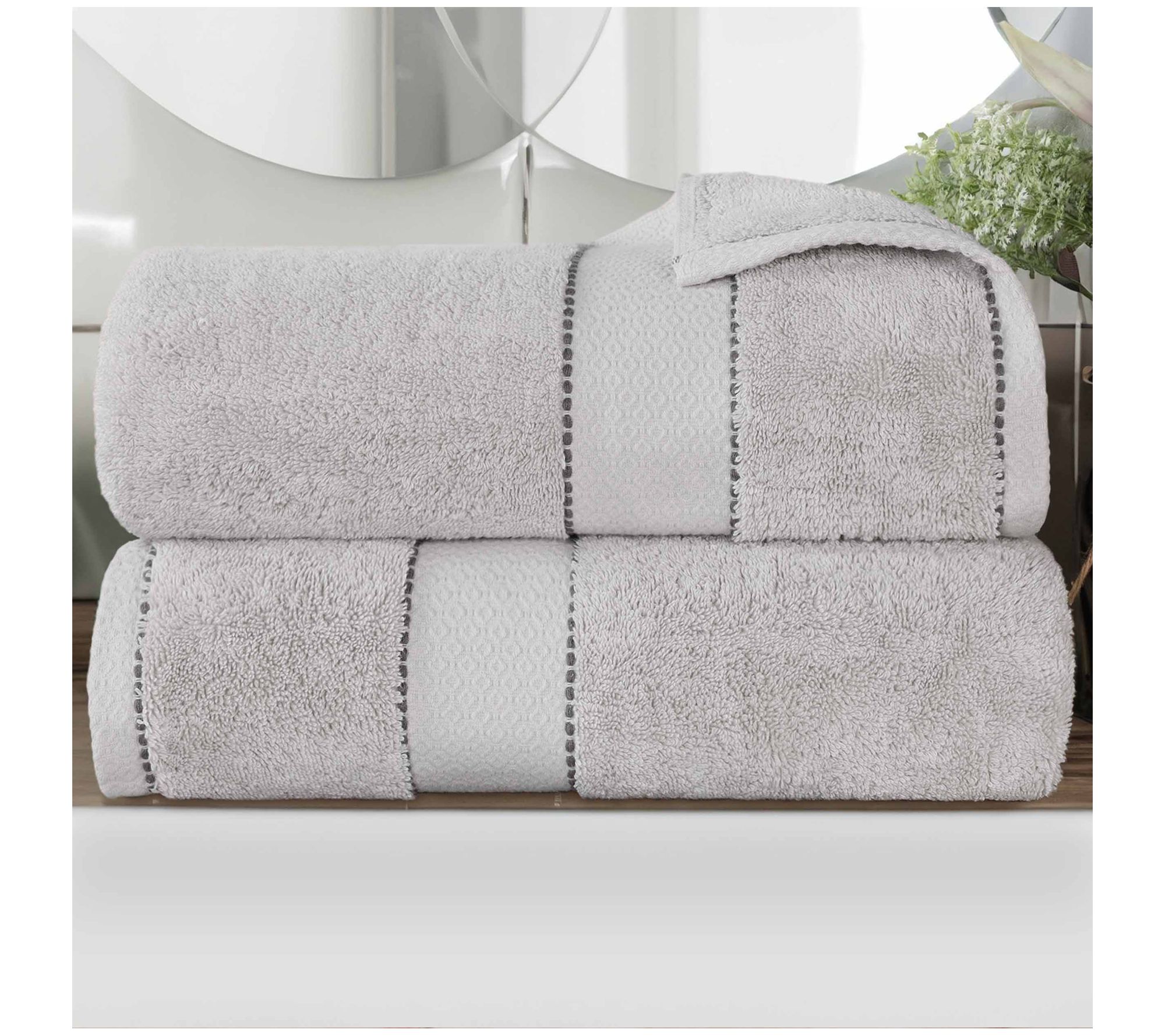 Superior Niles Egyptian Giza Cotton Ultra-Plush2PC Bath Sheet