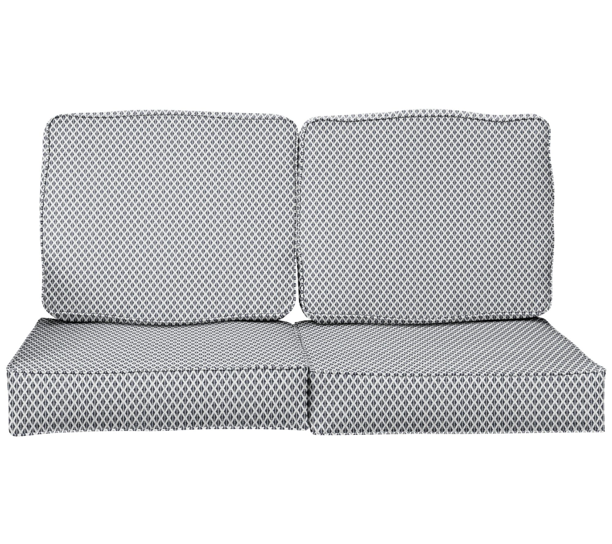 Sorra Home Outdoor Loveseat Cushion Set