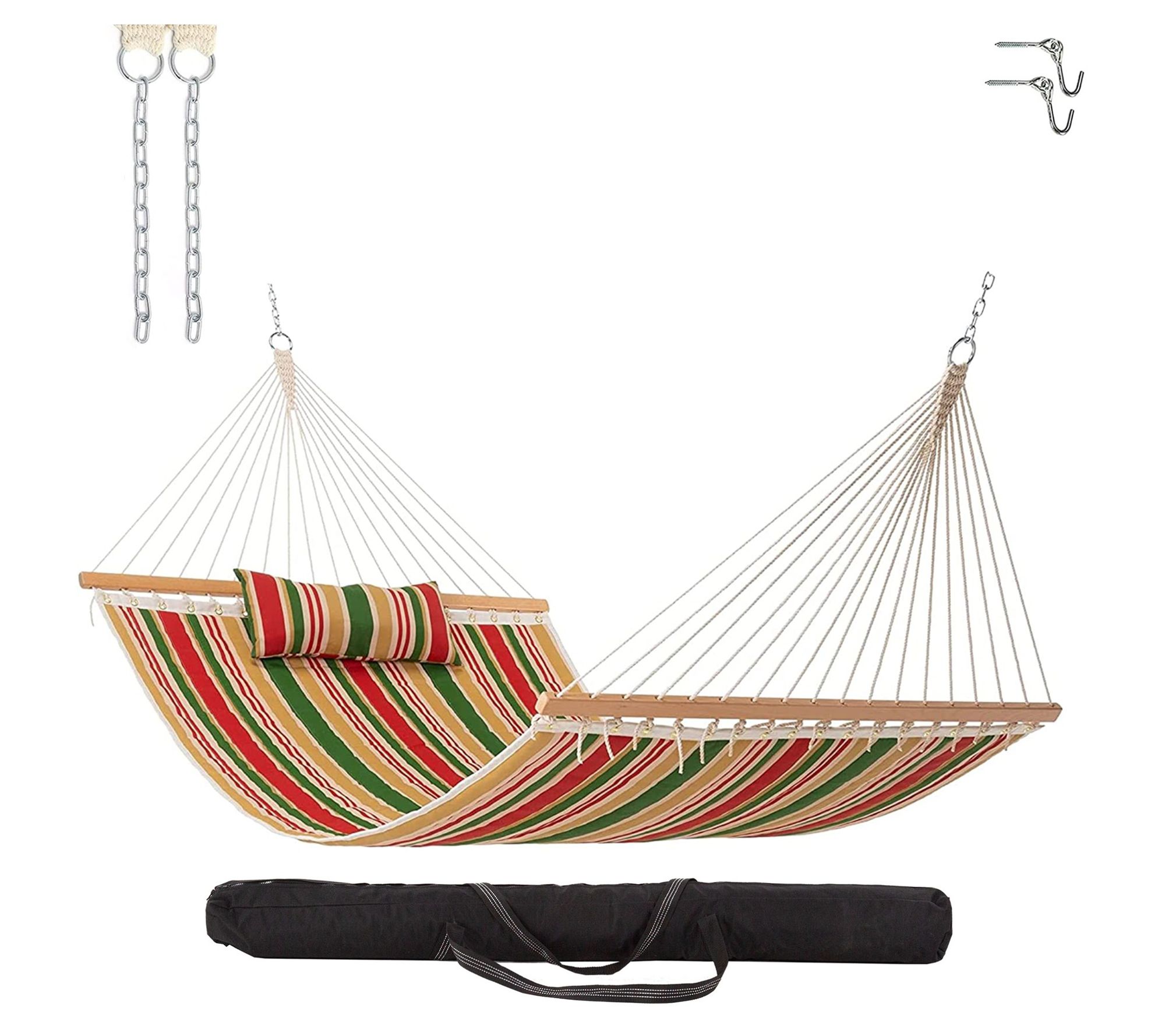 Castaway Living Quilted Hammock and Pillow with Bag