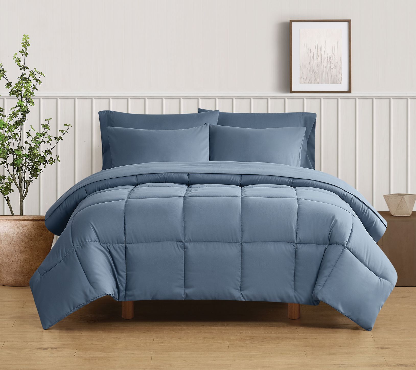 Truly Soft Green Solid Twin/Twin XL 2 Piece Comforter Set