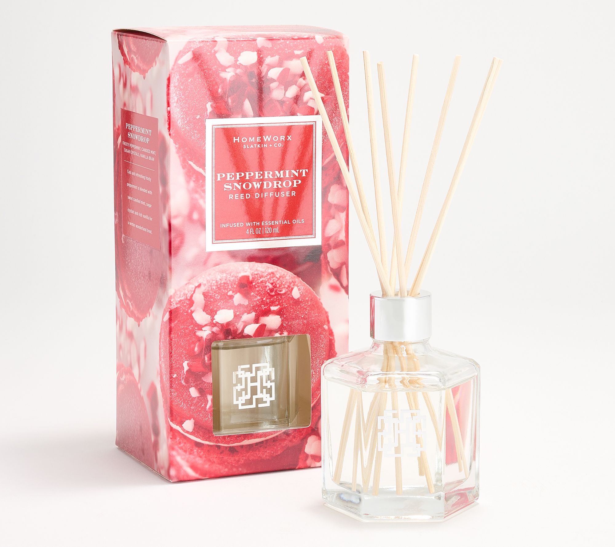 "As Is" HomeWorx by Slatkin + Co. S/2 Festive Reed Diffusers