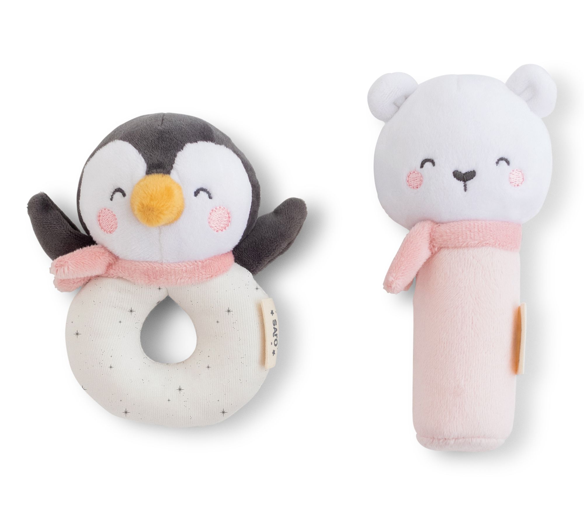 Saro "Polaris" Set of 2 Rattles