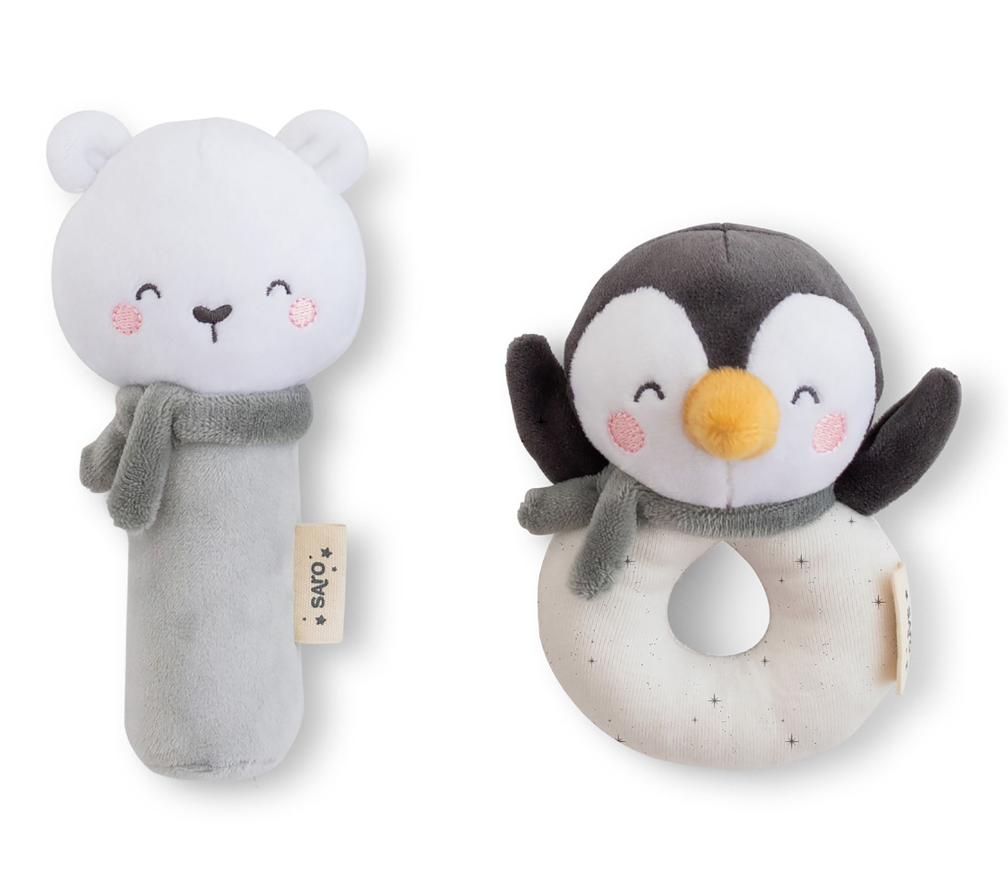 Saro "Polaris" Set of 2 Rattles