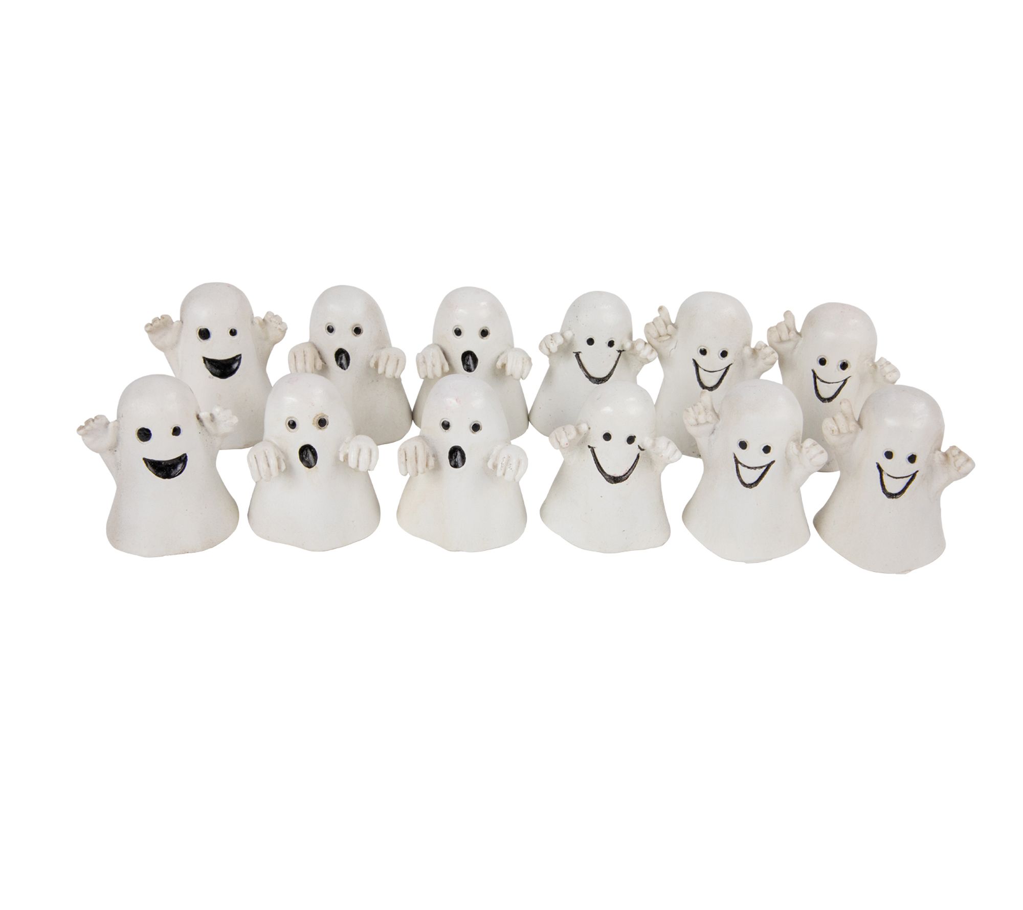 Northlight Mini Ghost Halloween Decorations 1.5" Set of 12
