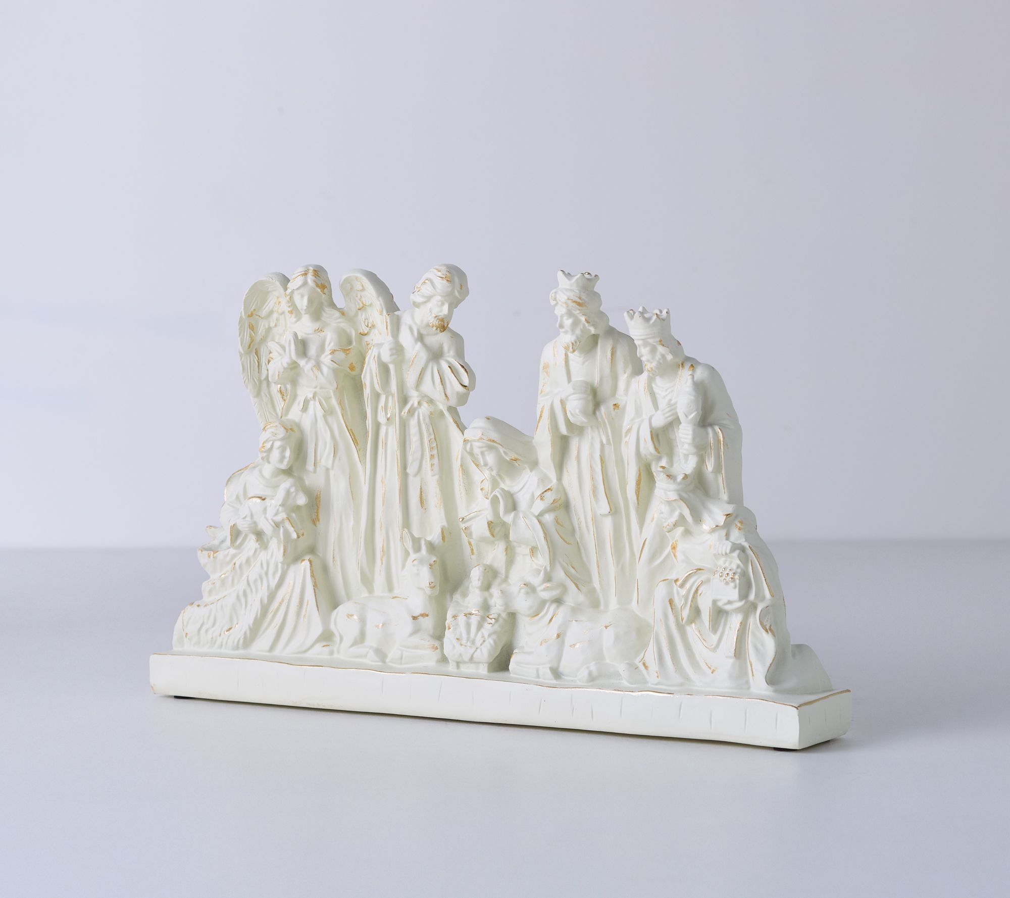 8" Slim Mantle Nativity Scene by Kim Gravel