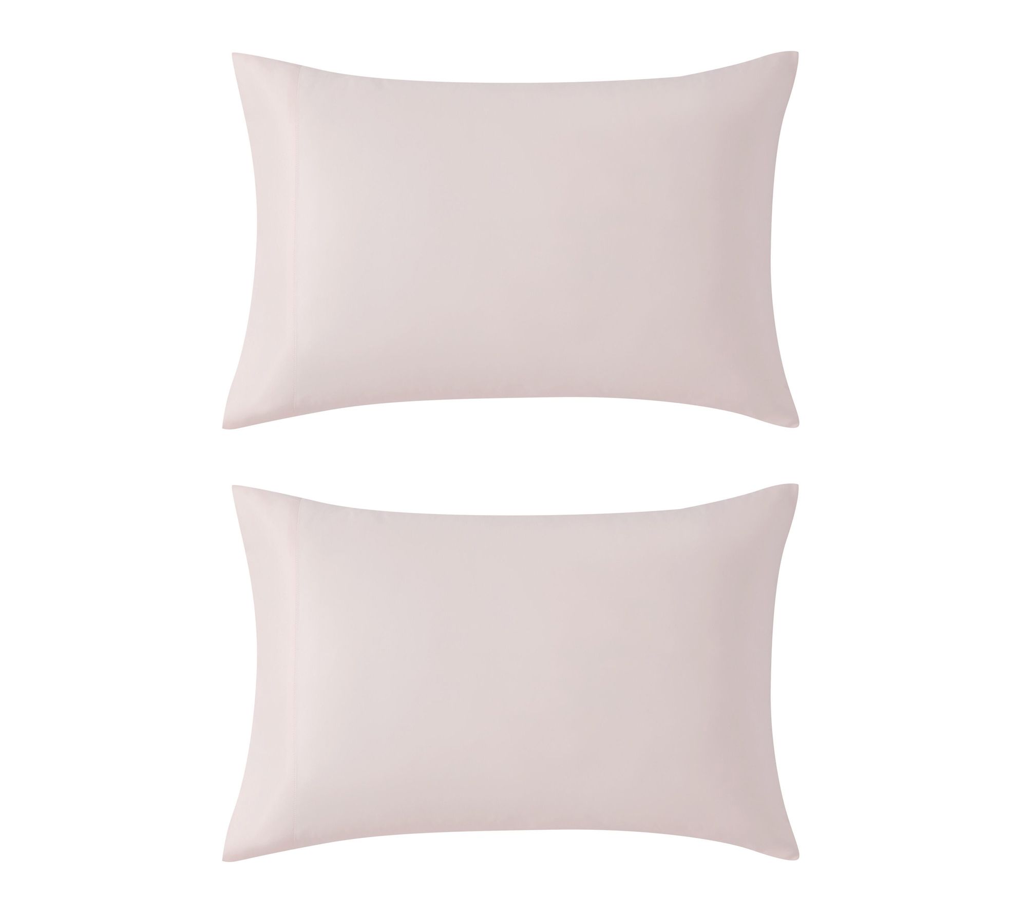 Laura Ashley Satin Bliss Light Pink Standard Pillowcase Set