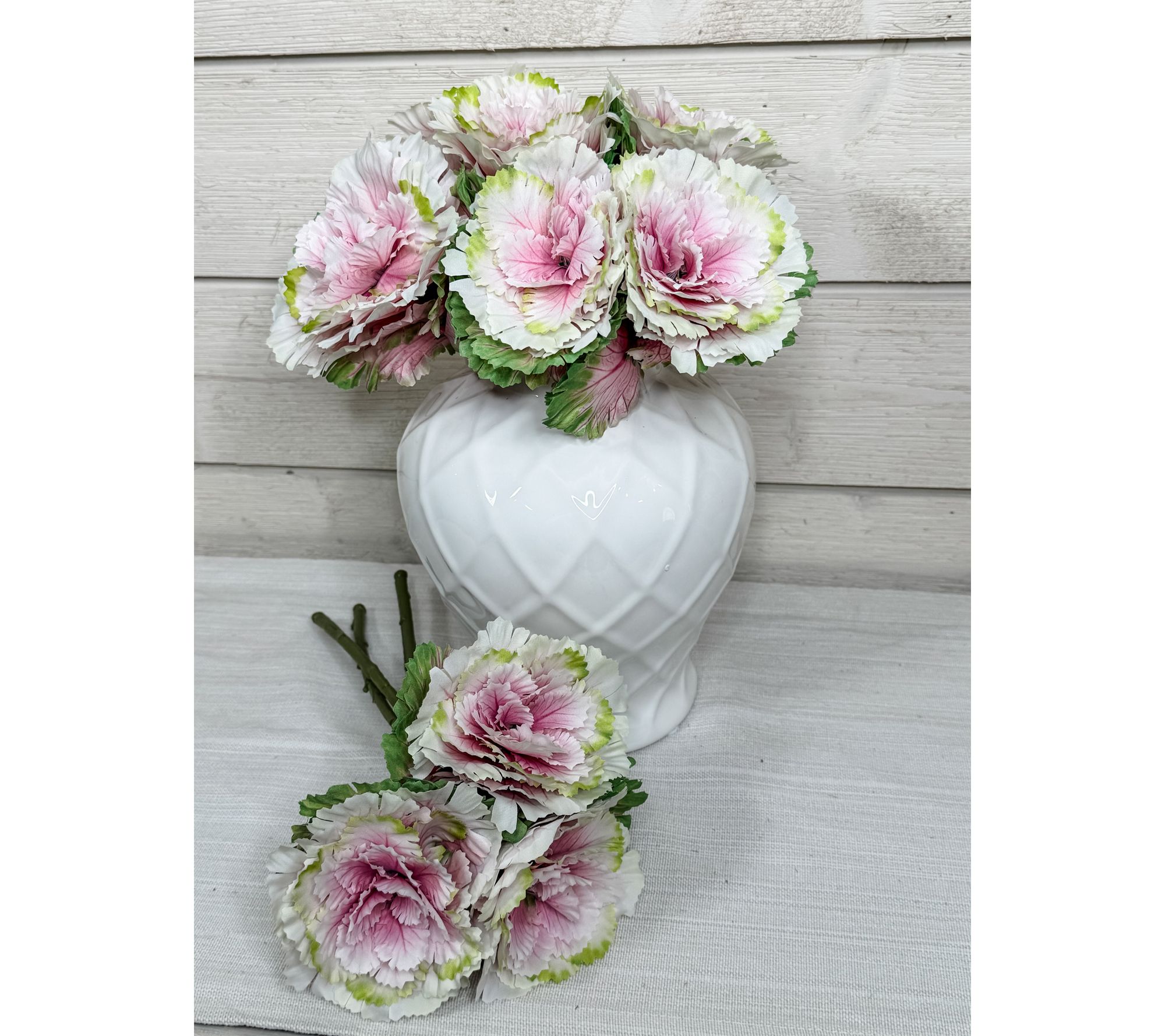 "As Is" Simply Stunning Set of 3 Cabbage Stems by Janine Graff