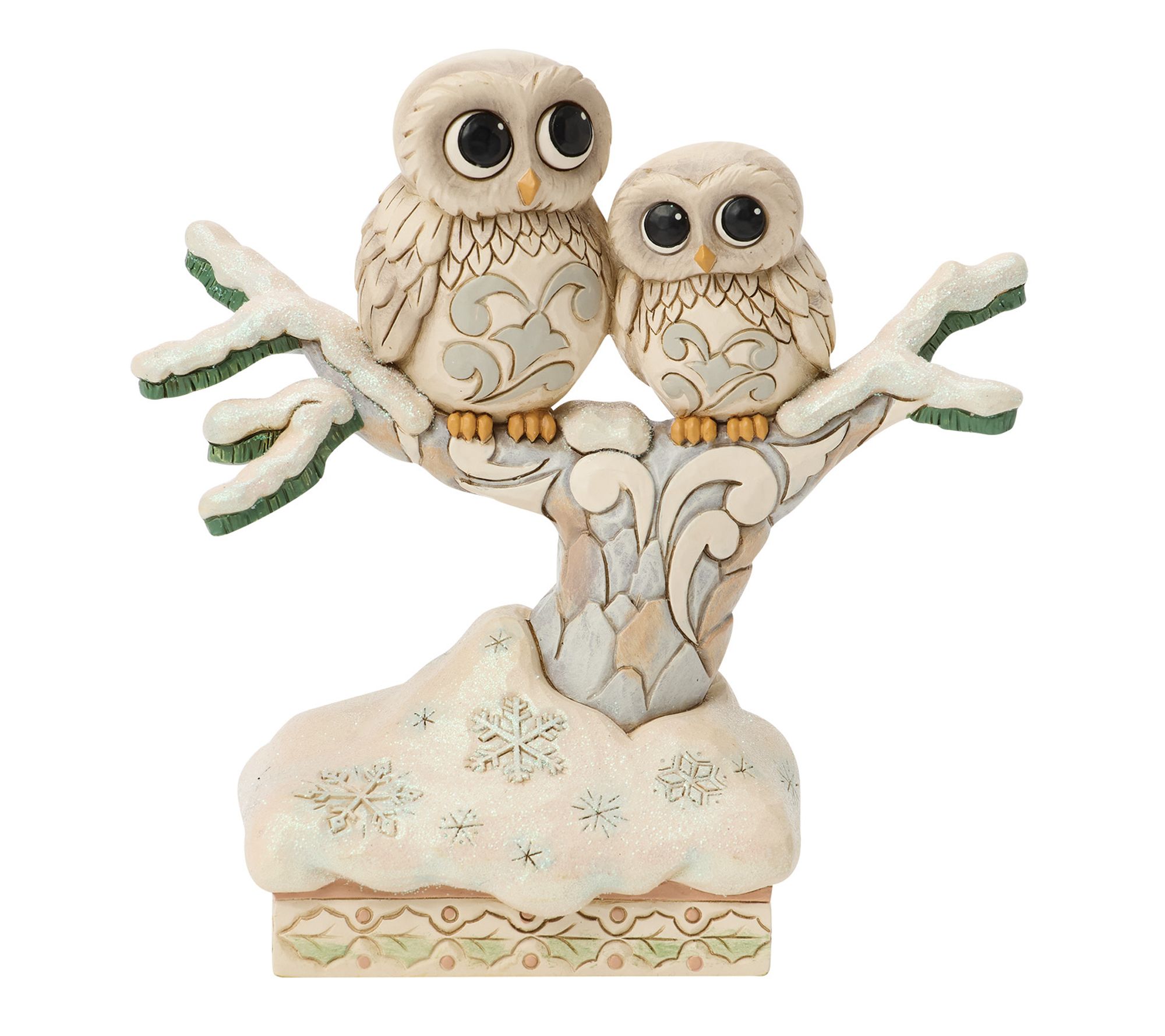 Jim Shore Heartwood Creek Woodland Owls on a Tree Figurine