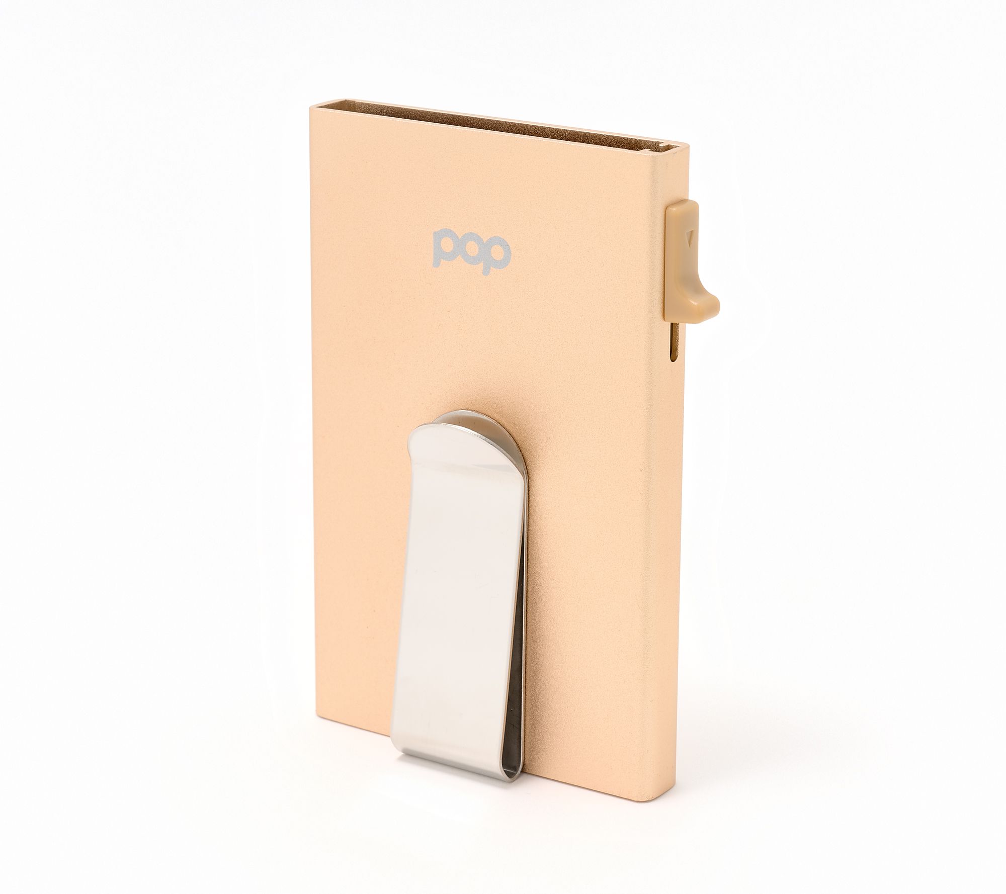 Pop Sonic Aluminum Pop-Up Wallet with RFID Protection & Magnetic Acc.