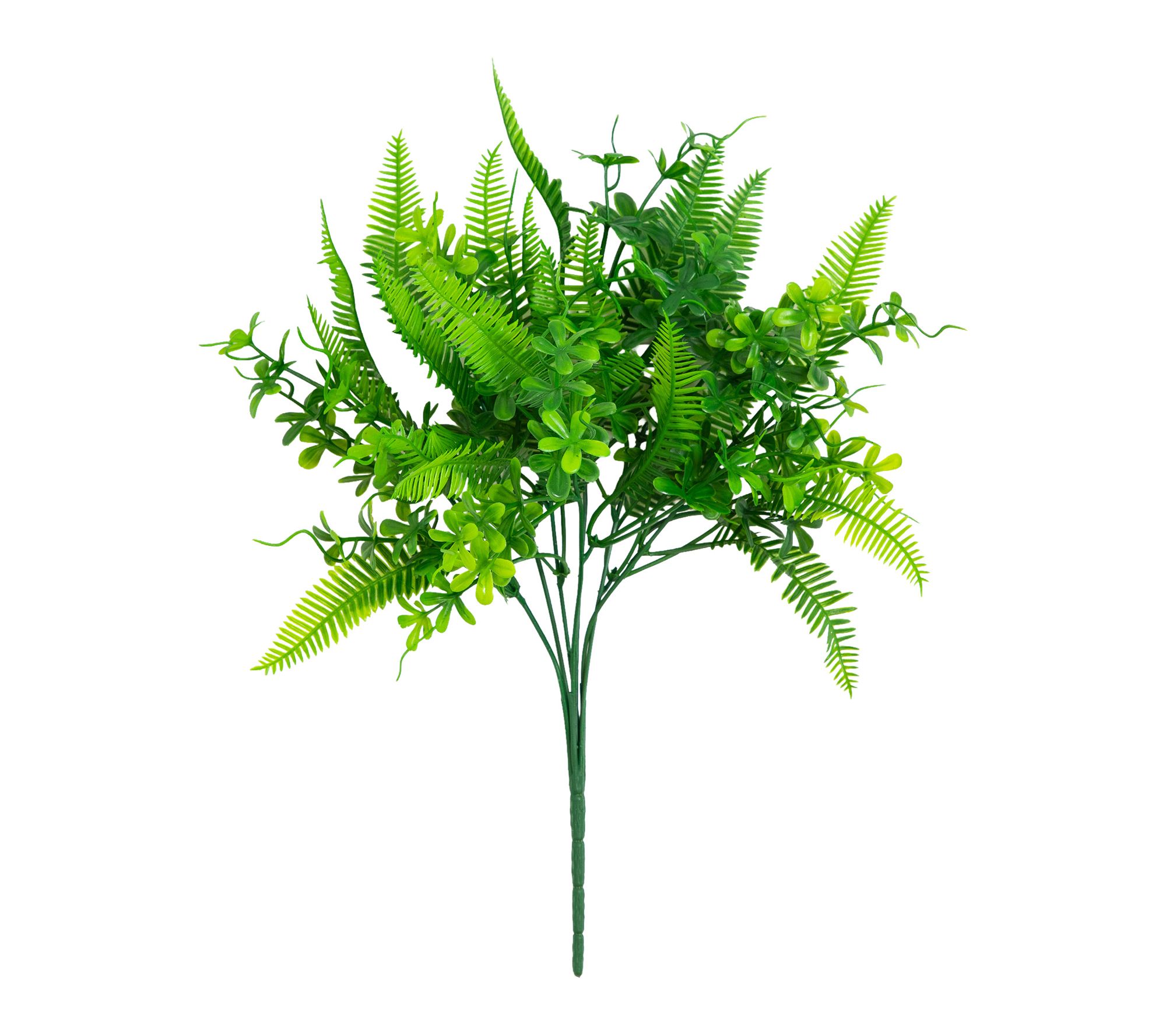 14-in UV Mixed Bush Plant - Set of 4 by Nearly Natural