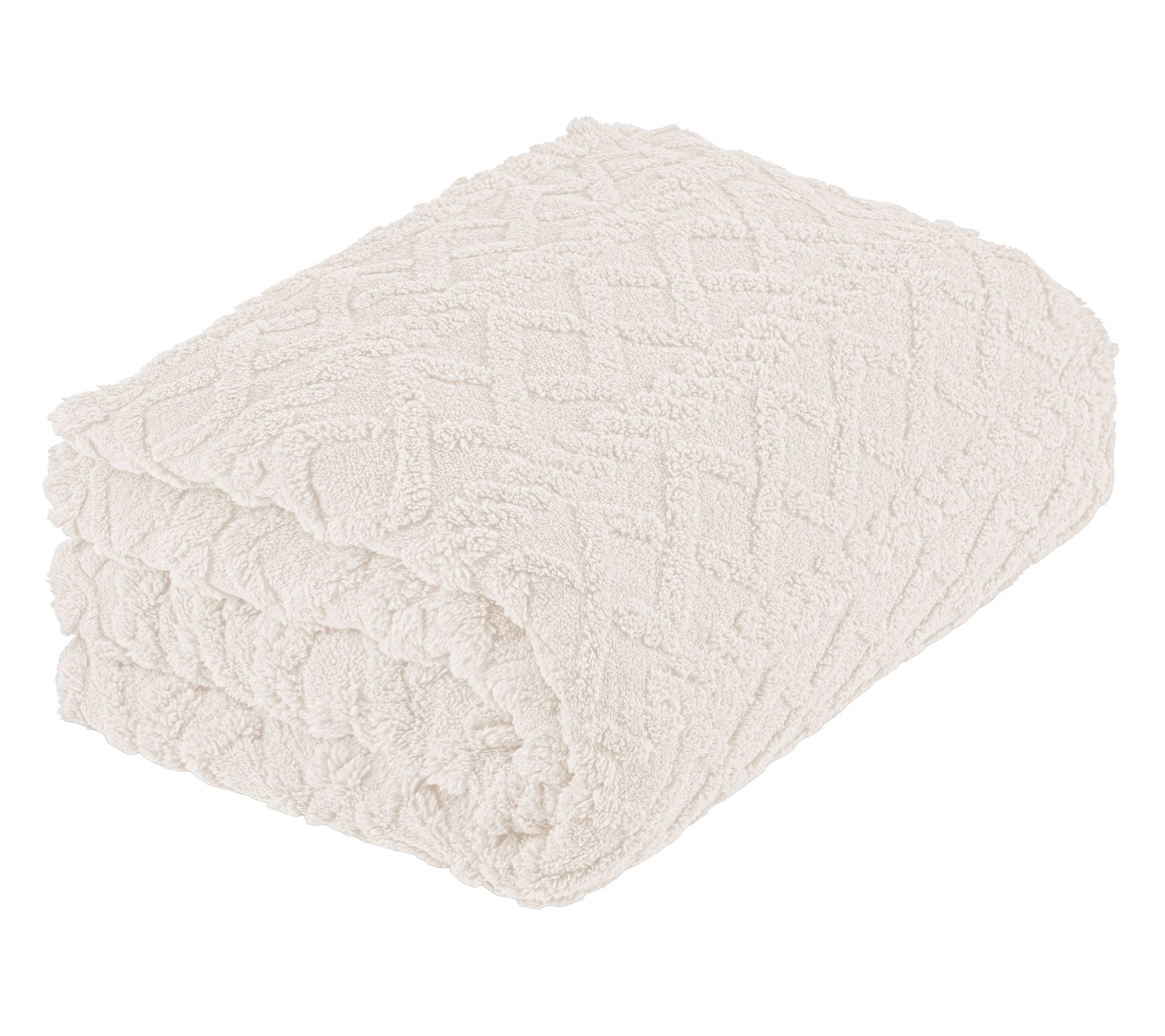 Lavish Home Sherpa Fleece Throw 50x60 Blanket for Couch