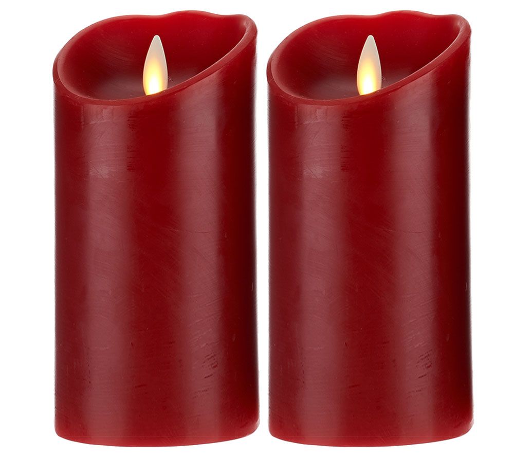 Luminara Set of 2 4" Flameless Candles with Timer