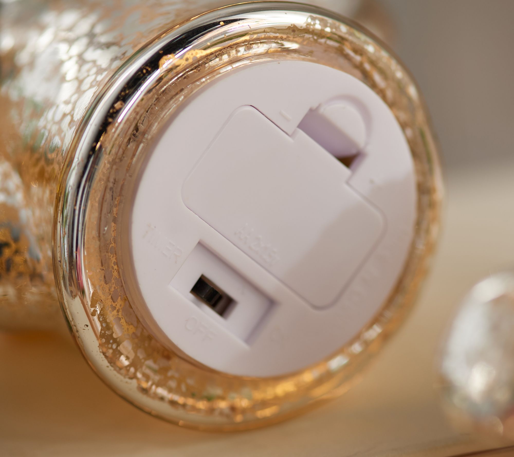 "As Is" Set of 3 Illuminated Mercury Glass Watering Cans by Valerie