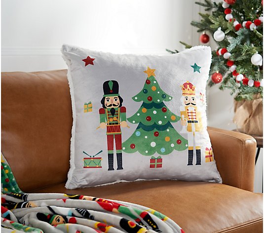 Kringle Express 20" x 20" Holiday Pillow