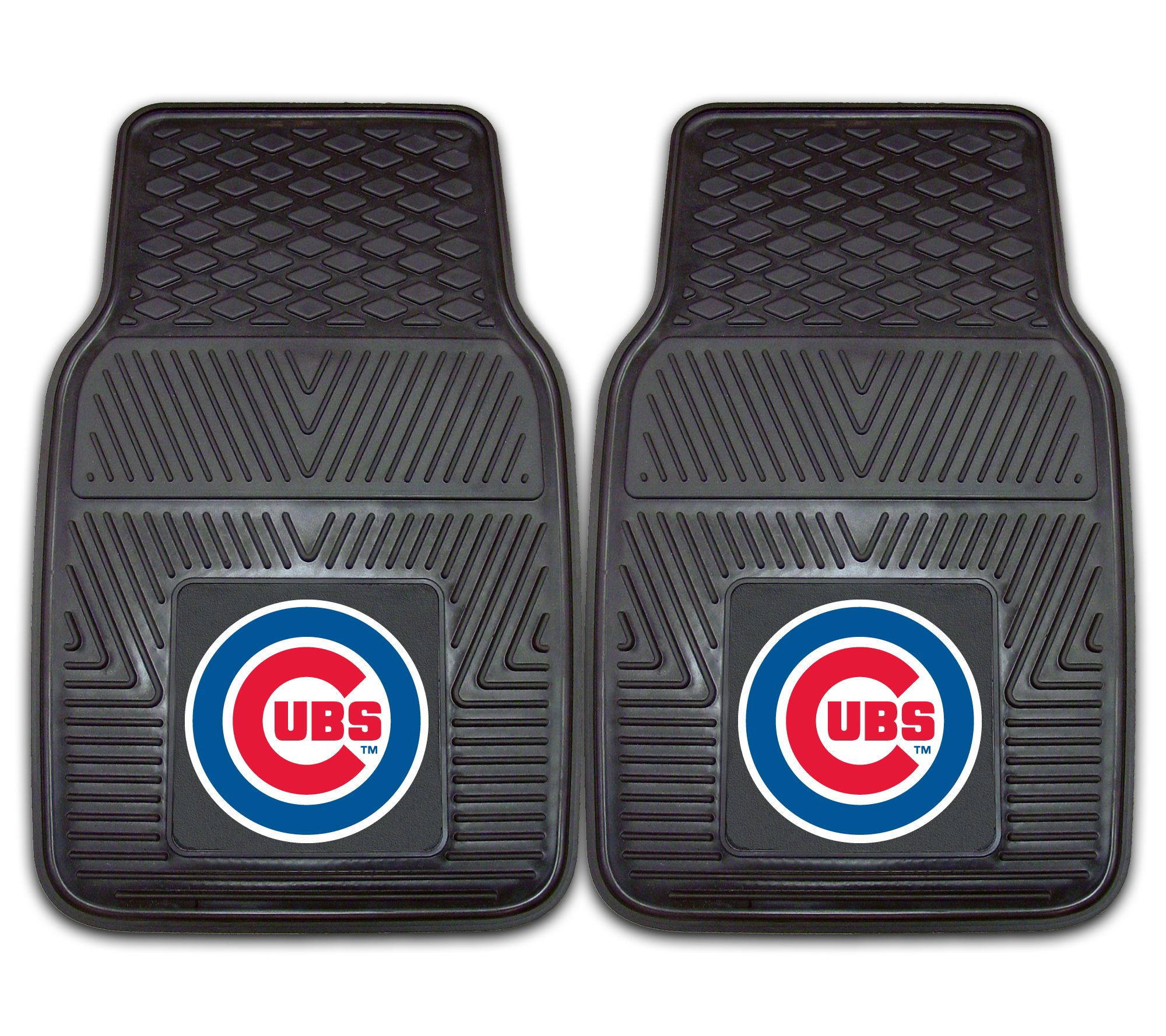 Chicago Cubs Heavy Duty Car Mat - Set of 2