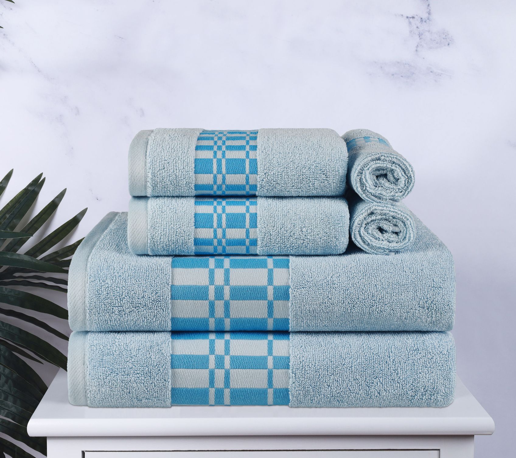 Superior Larissa Cotton 6-Piece Ultra-Soft Towel Set