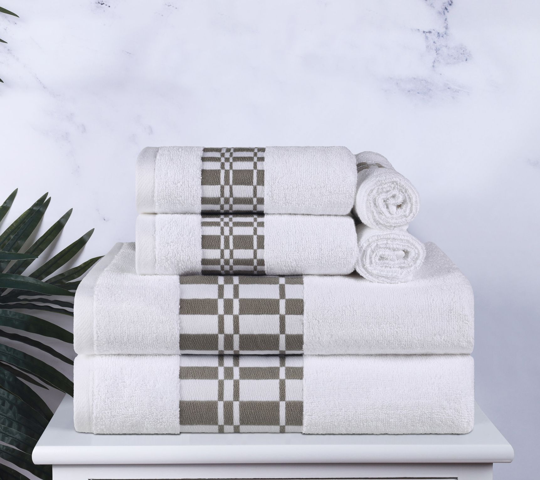 Superior Larissa Cotton 6-Piece Ultra-Soft Towel Set