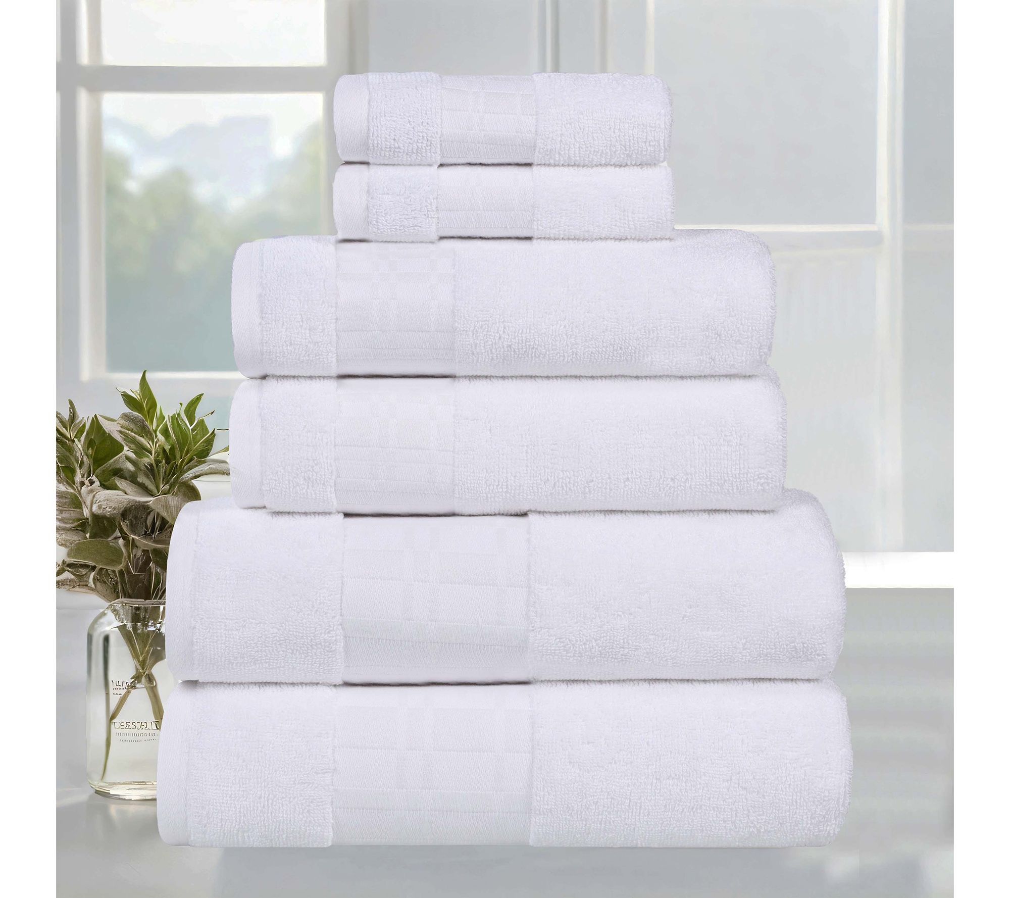 Superior Larissa Cotton 6-Piece Ultra-Soft Towe l Set