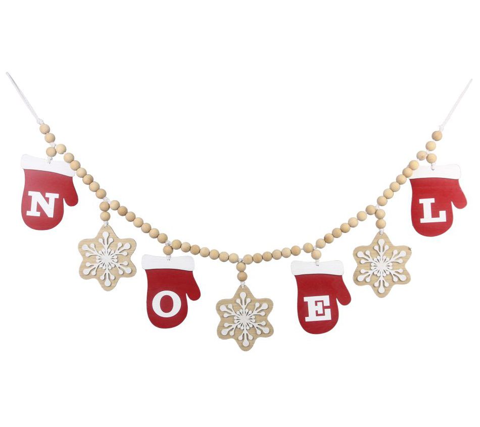Young's NOEL Christmas Garland on Blessing Bead s