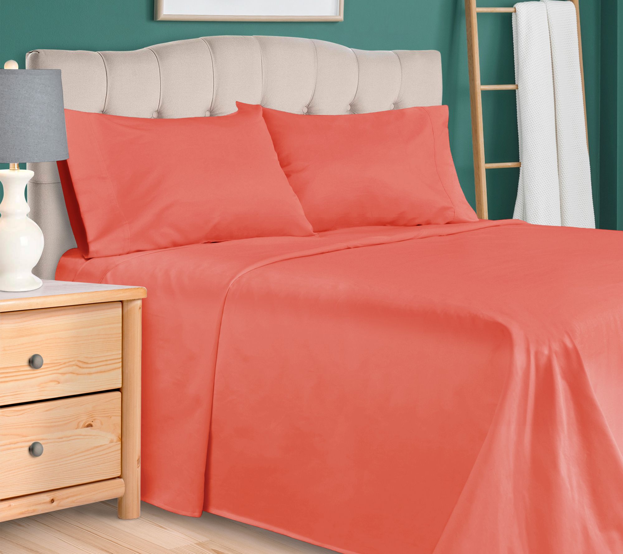 Superior 300 TC Egyptian Cotton Deep Pocket She ets Set, Queen