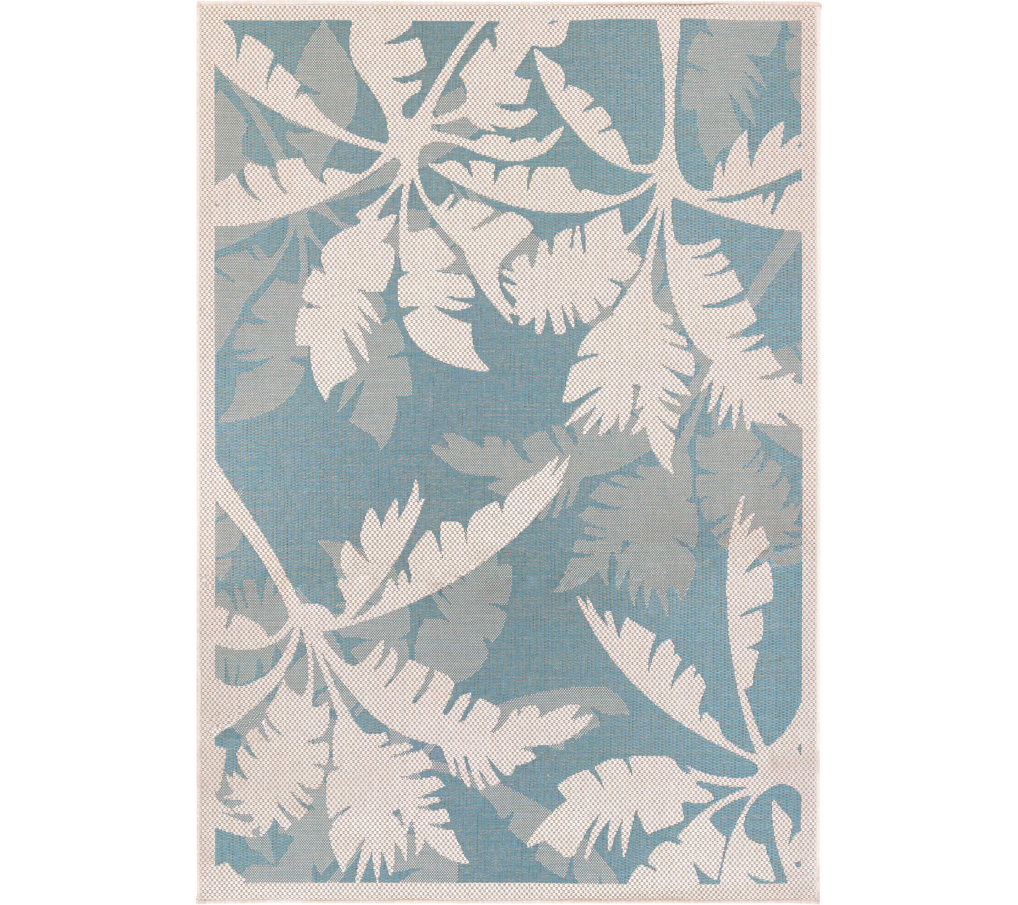 Couristan Monaco Coastal Floral 3'9" x 5'5" Rug