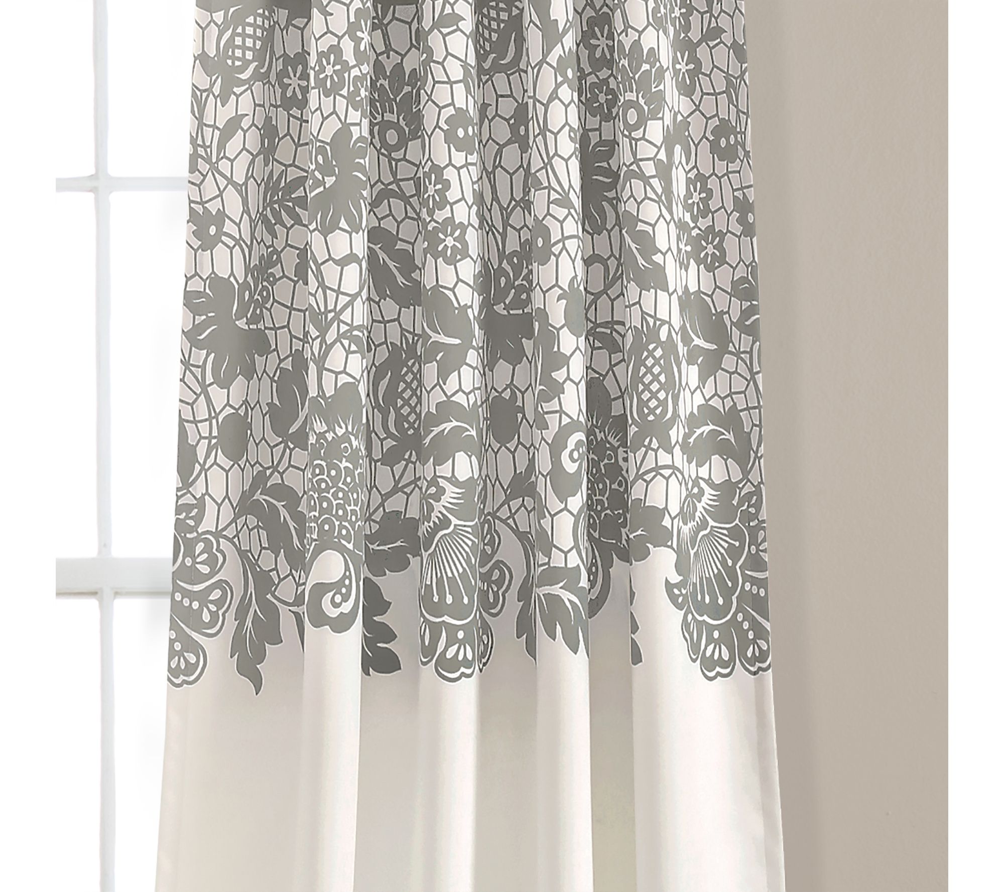 Estate Garden 52"x95" Room Darkening Curtains Set by Lush