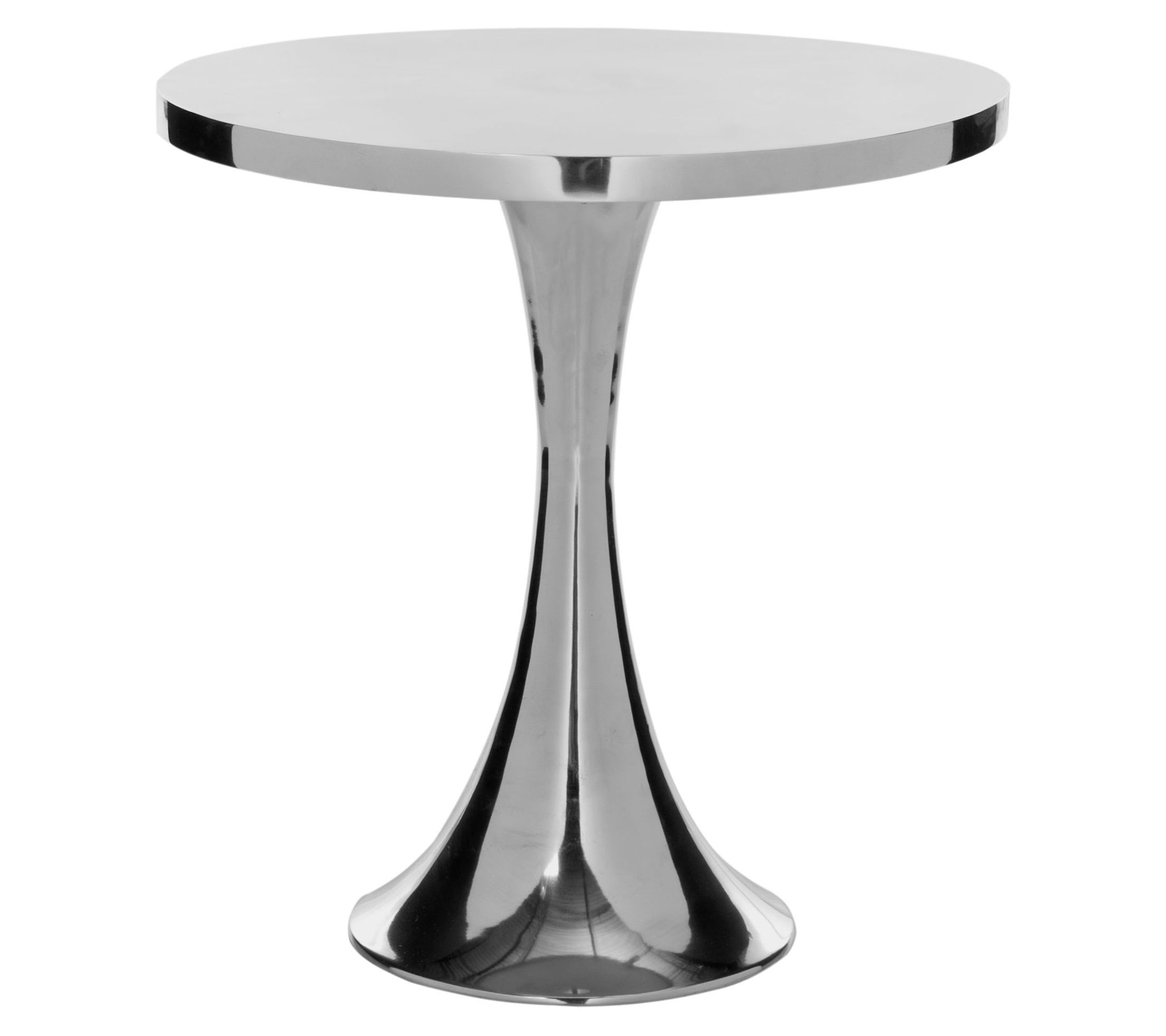 Safavieh Galium Aluminum Round Top Side Table