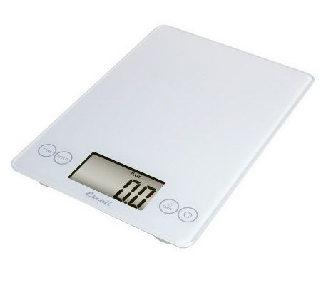 Escali Arti Glass Digital Kitchen Scale, 15 lb