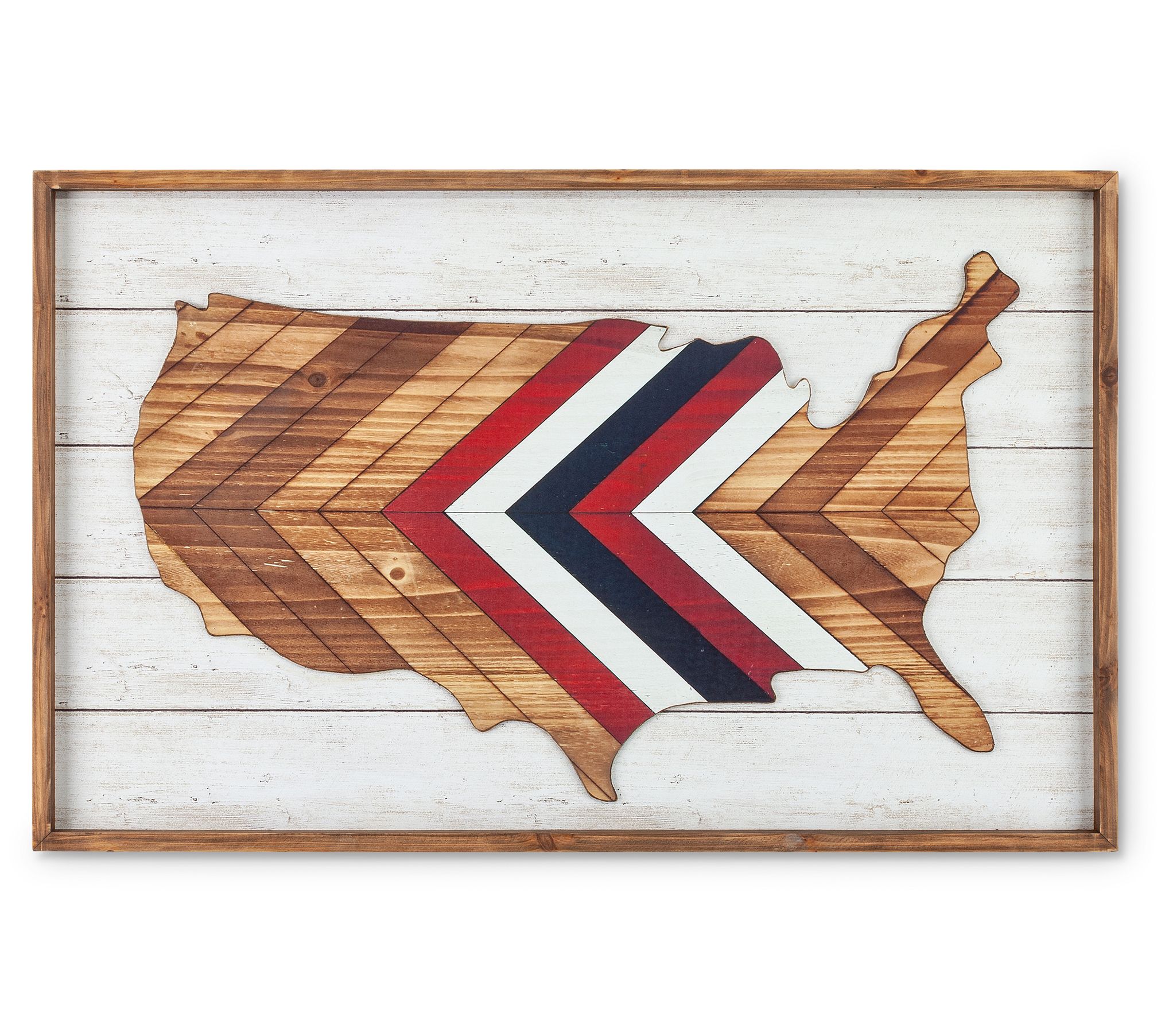 Wooden America Map Wall Decor by Gerson Co.