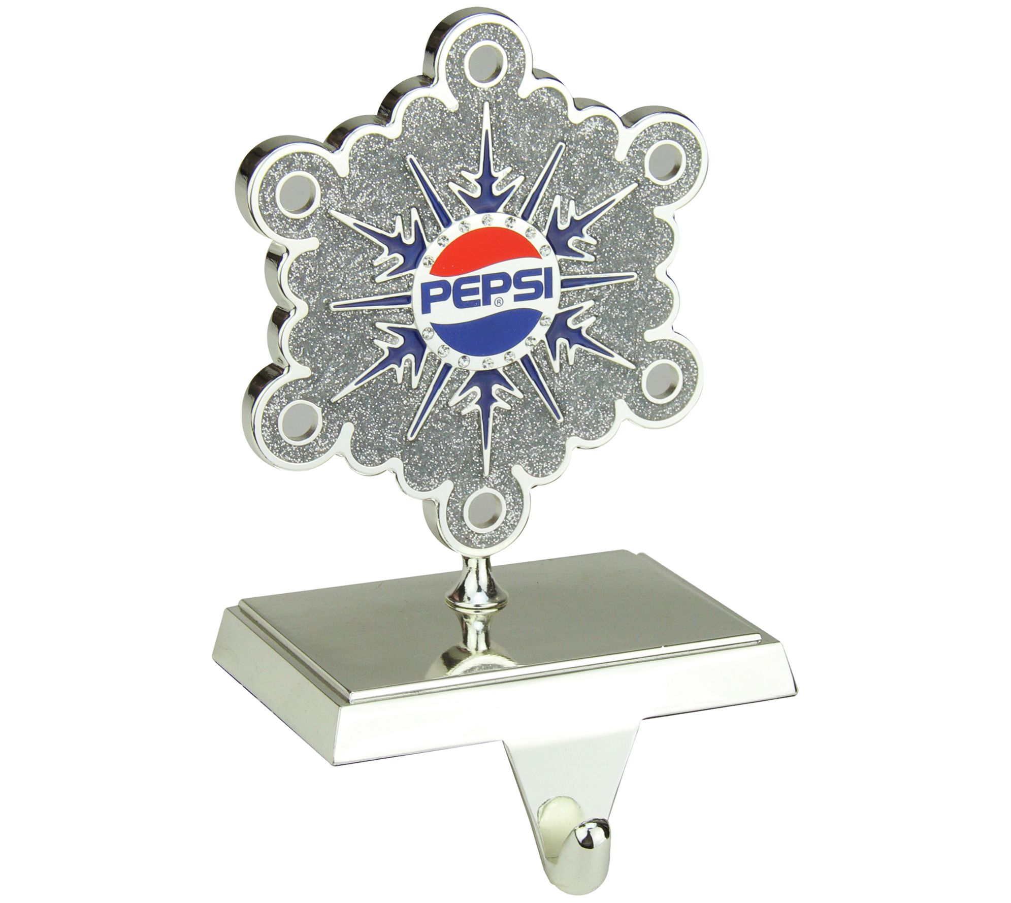 Northlight 6.5" Pepsi Snowflake Stocking Holder