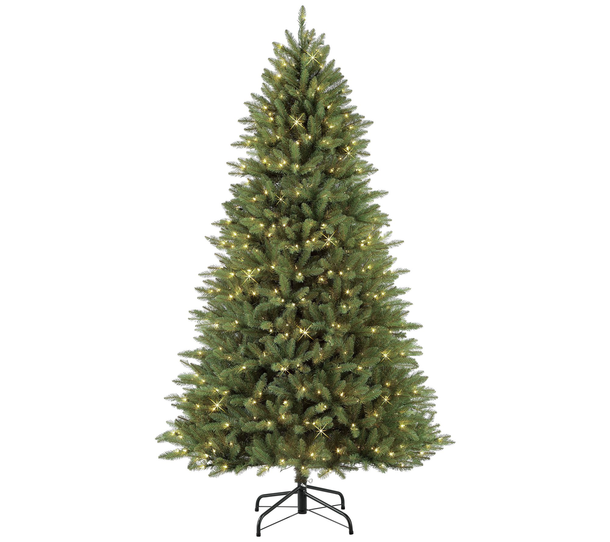 Puleo International 9' Prelit Franklin Fir Christmas Tree - QVC.com