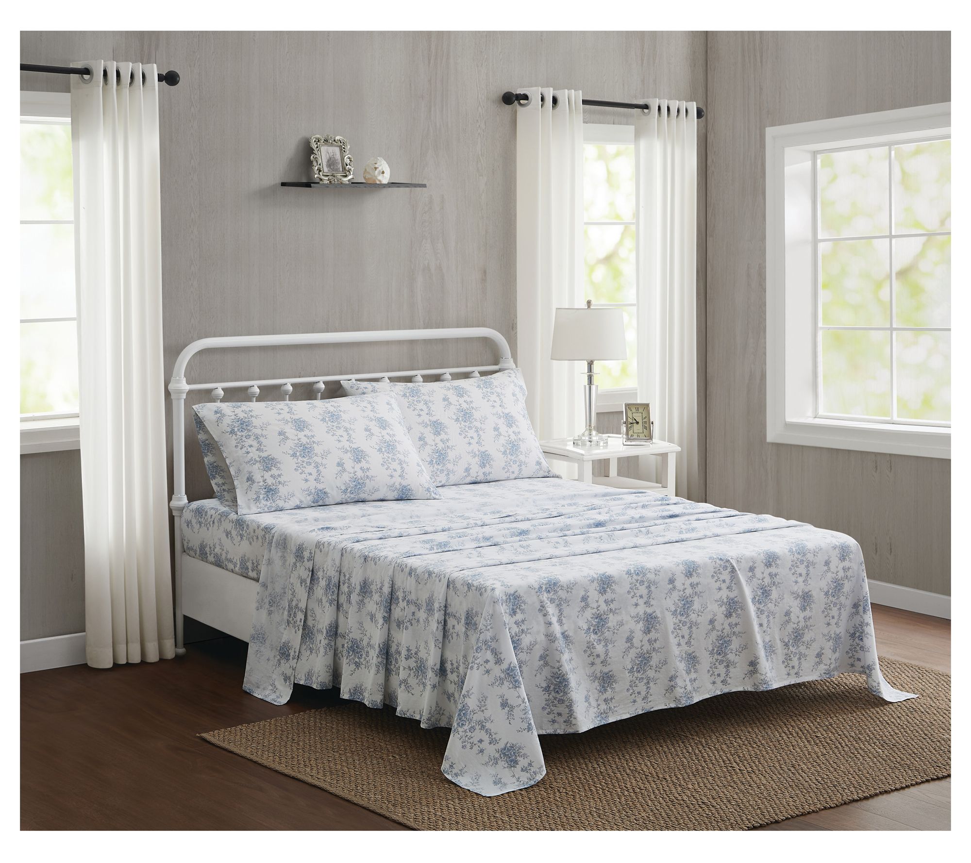 The Farmhouse by Rachel Ashwell British Rose King Sheet Set