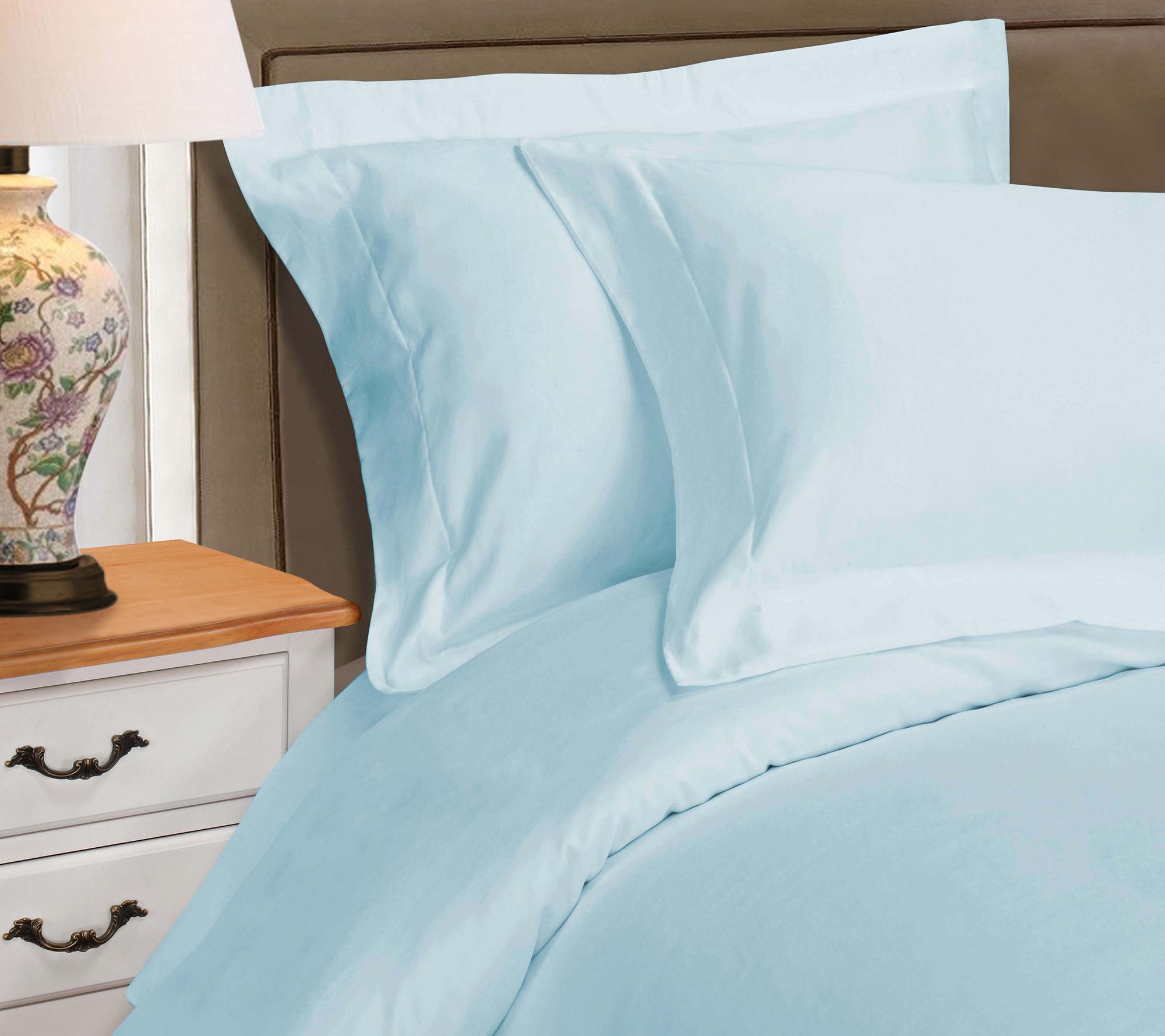 Superior 530-TC Egyptian Cotton Duvet Cover SetKing/Cal.King