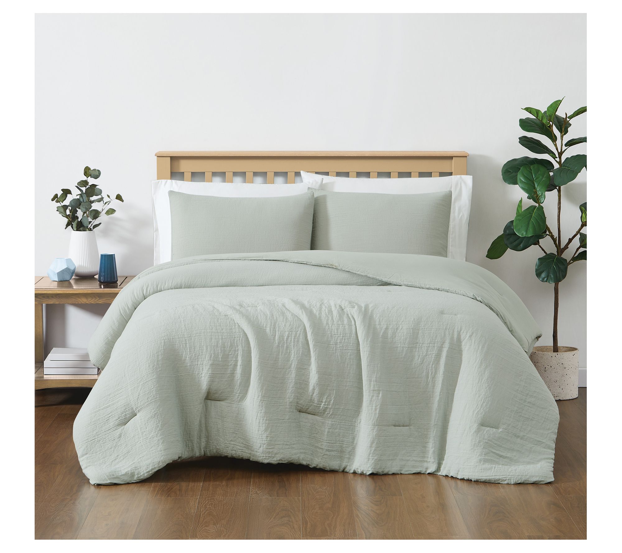 Truly Soft Cozy Gauze Full/Queen 3 Piece Comforter Set