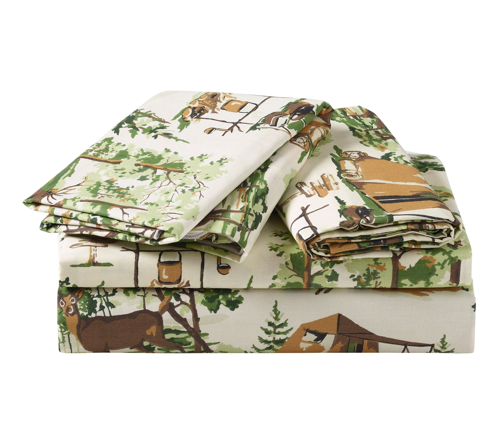 Makers Collective Camp Wandawega 250TC Cotton K ing Sheet Set