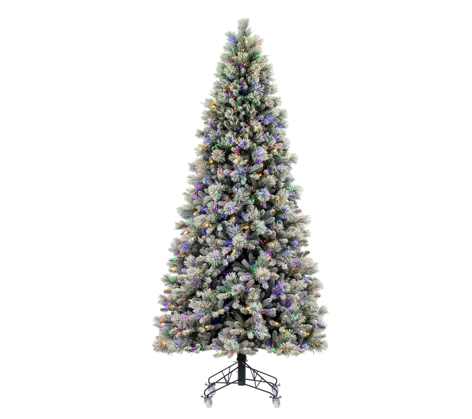 Vickerman Flock Jackson Pine Artificial Pre-LitChristmas Tree