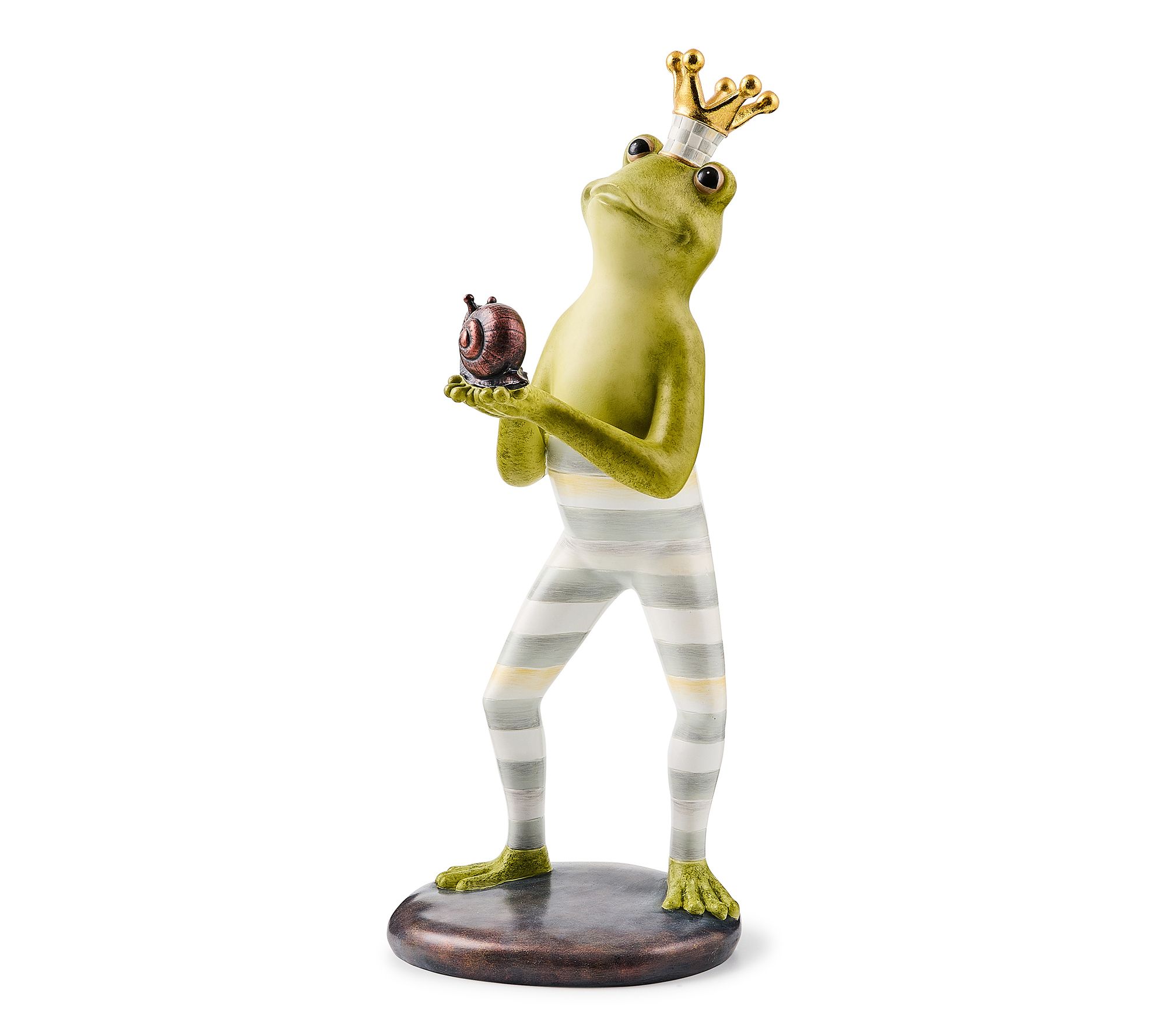 "As Is" MacKenzie- Childs Sterling Check Fergal Frog Exclusive