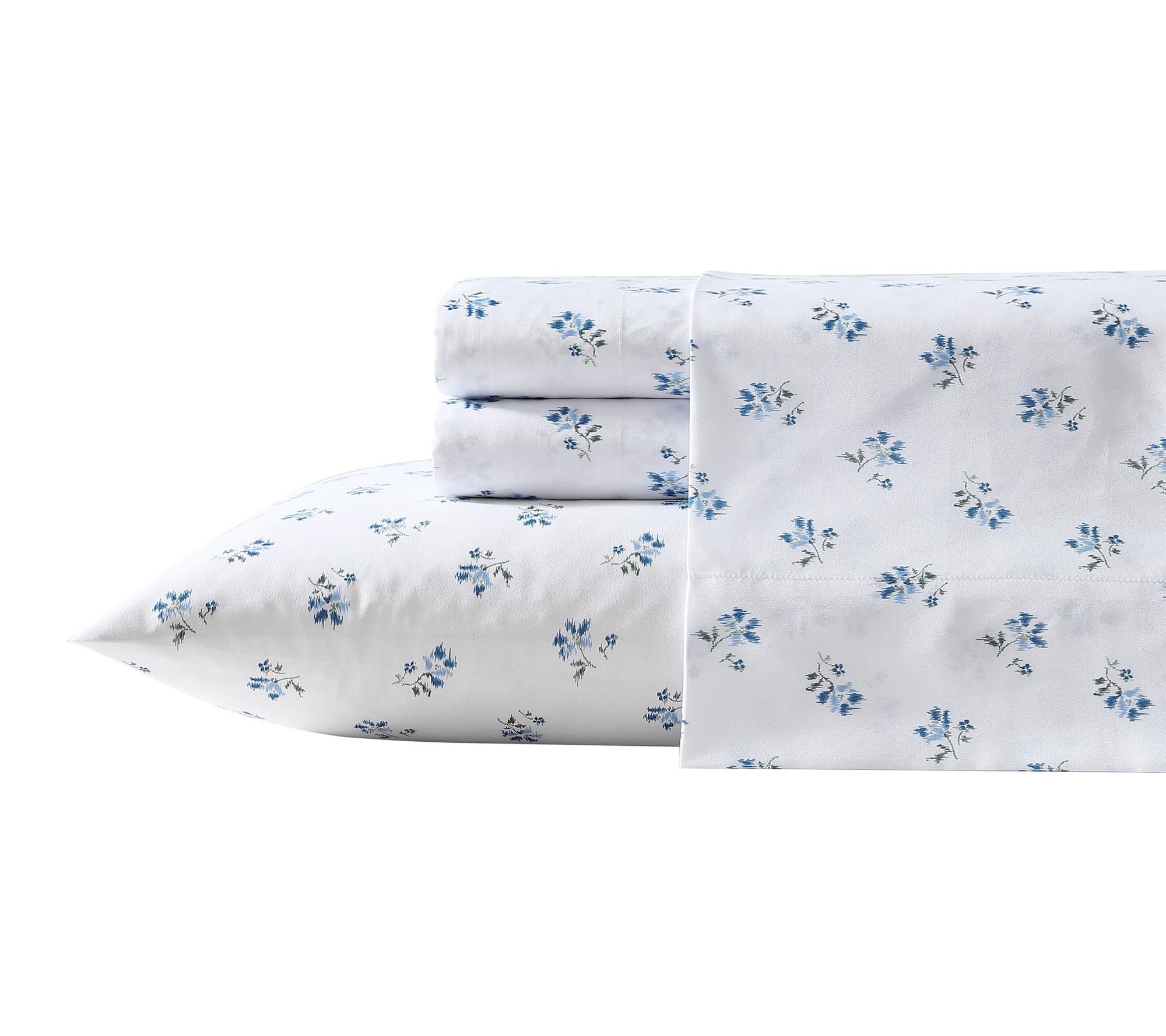 Wrangler Sketchy Ditsy Blue King Microfiber Sheet Set