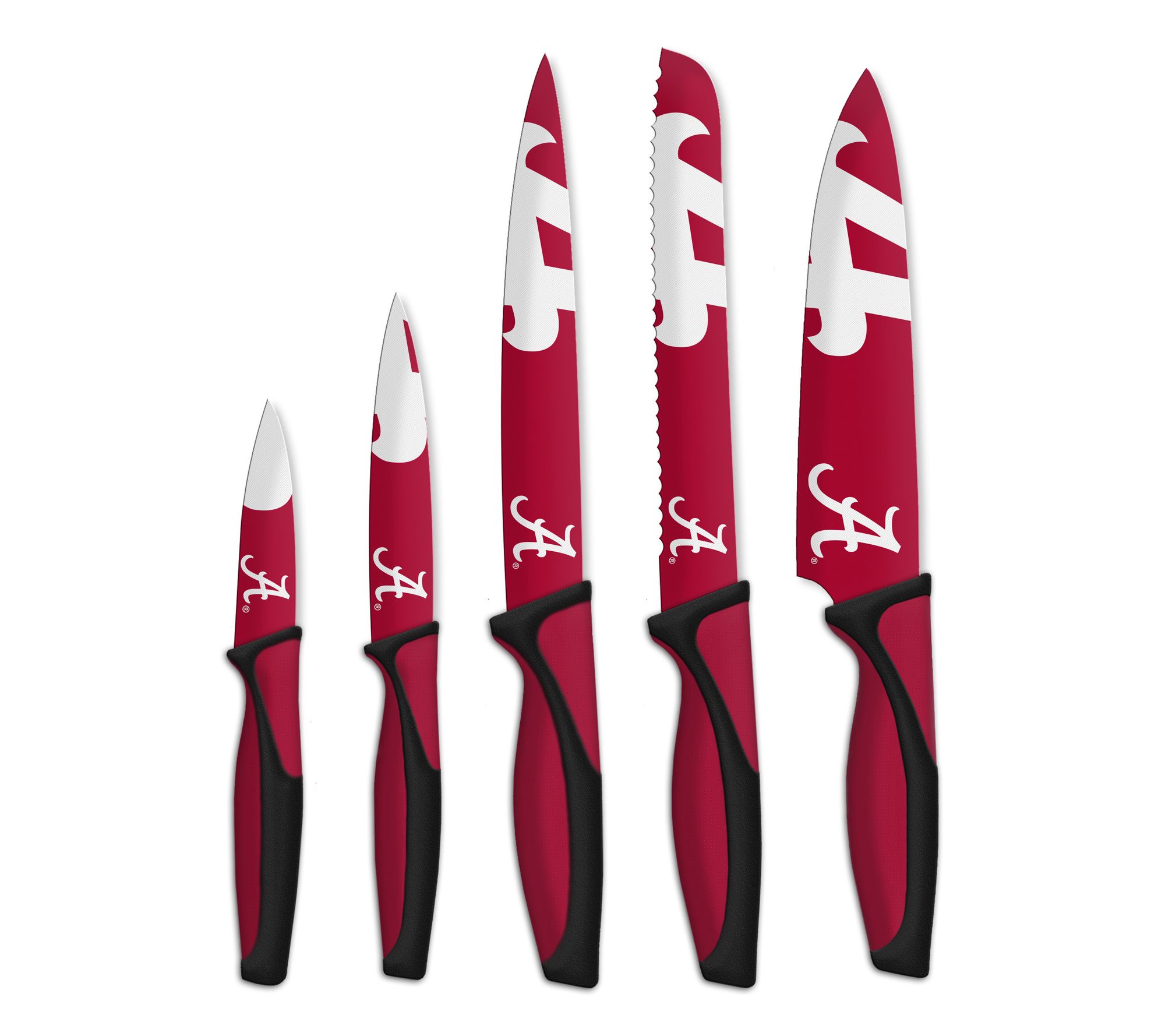 Inglasco, Inc. NCAA 5-Piece Kitchen Knife Set