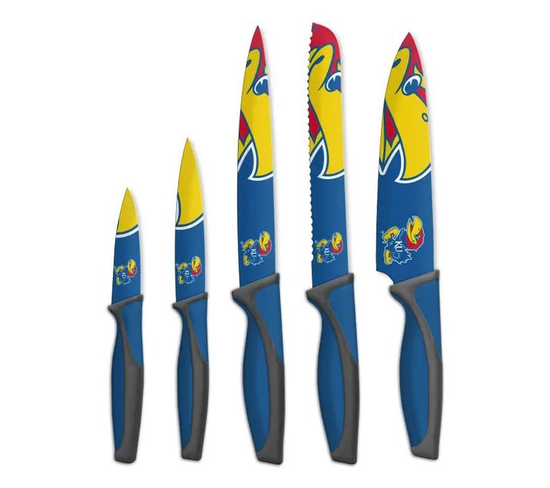 Inglasco, Inc. NCAA 5-Piece Kitchen Knife Set