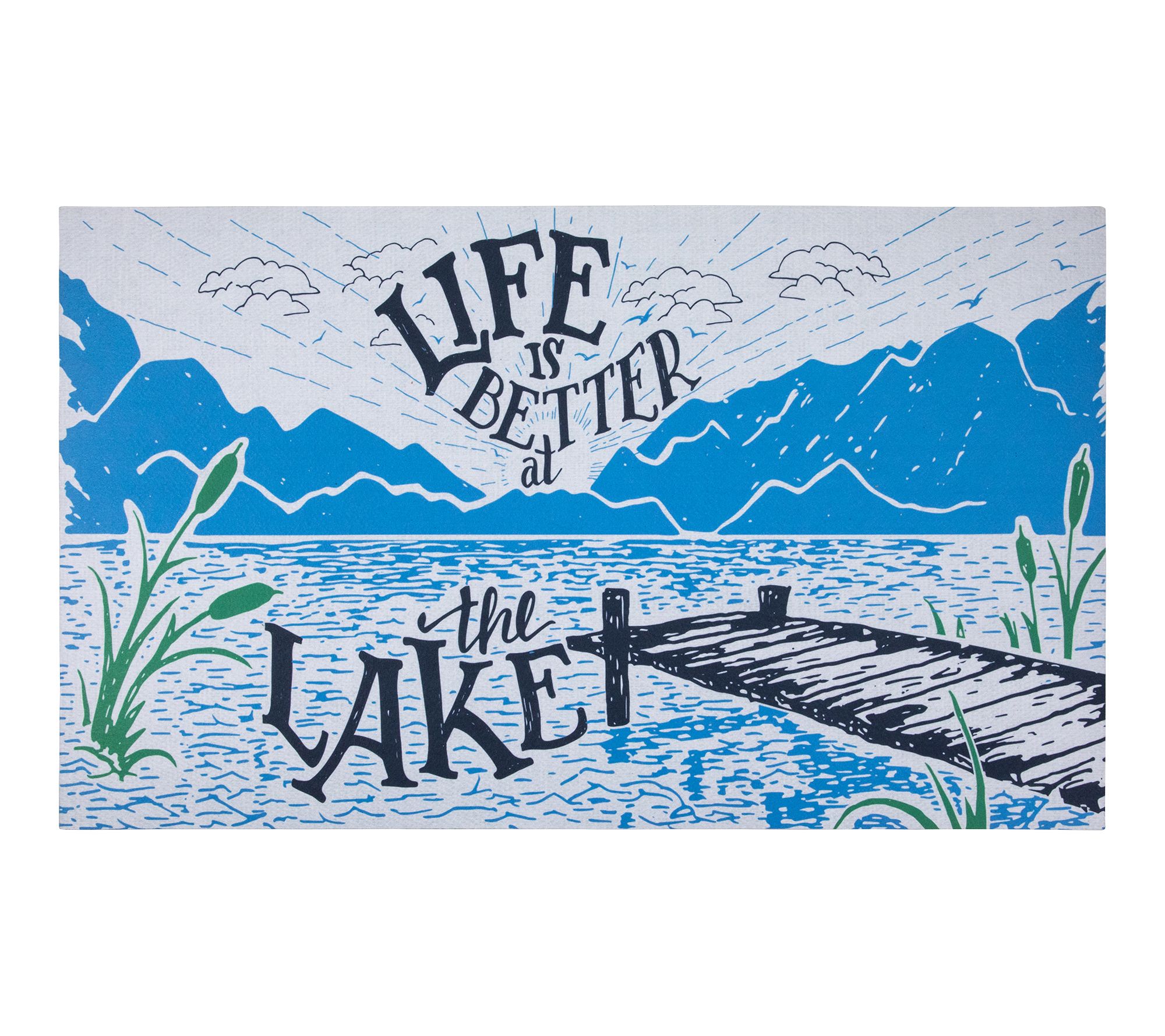 Northlight Life is Better at the Lake Doormat 18" x 30"