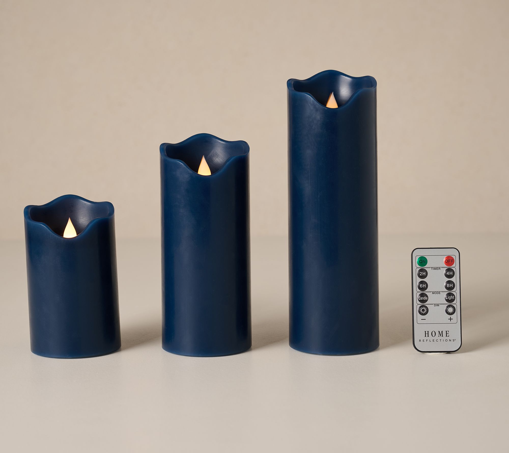  Home Reflections S/3 Radiant Motion Flameless Candles