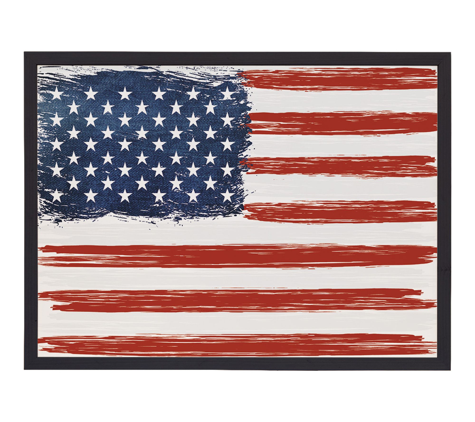 Sincere Surroundings 24" American Flag Thin Frame