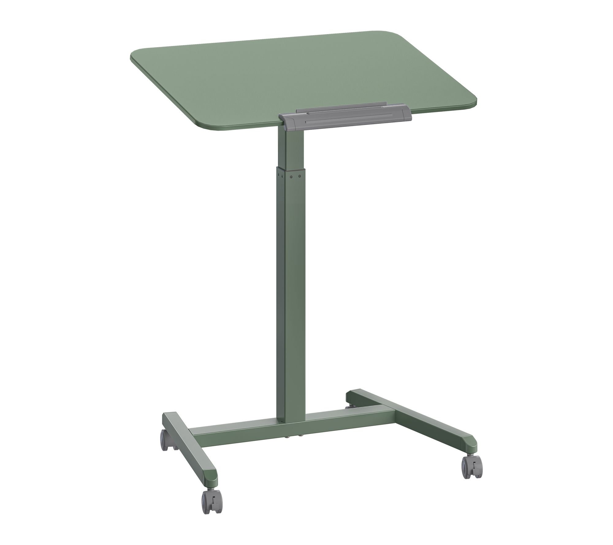 Seville Classics airLIFT Tilting Height Adjustable Mobile Desk
