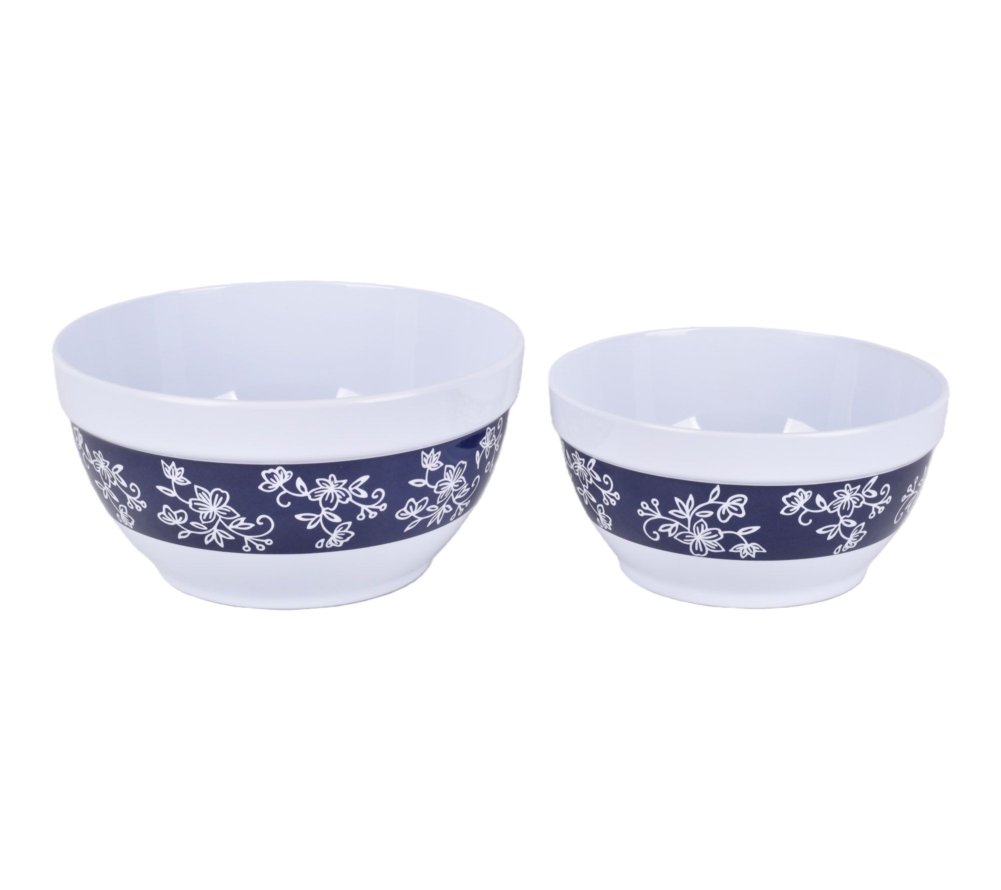 "As Is" Temp-tations Seasonal Set/2 Nesting Melamine Bowls