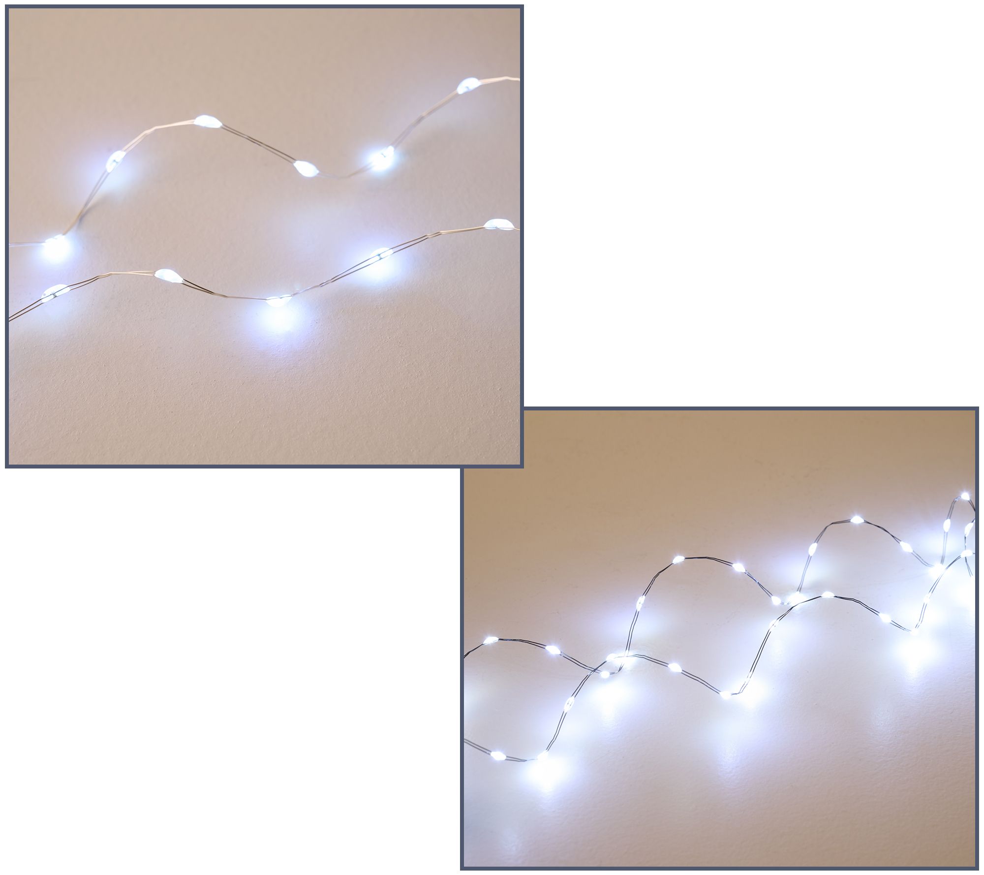 "As Is " Bethlehem Lights Set of 2 Indoor/Outdoor 5' Fairy Lights