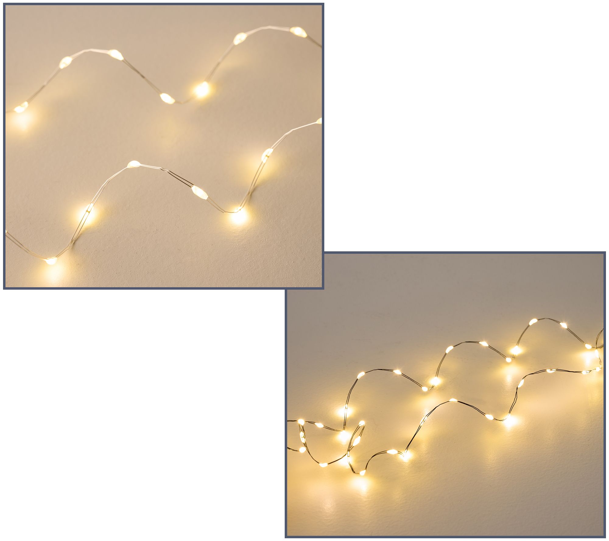 "As Is " Bethlehem Lights Set of 2 Indoor/Outdoor 5' Fairy Lights