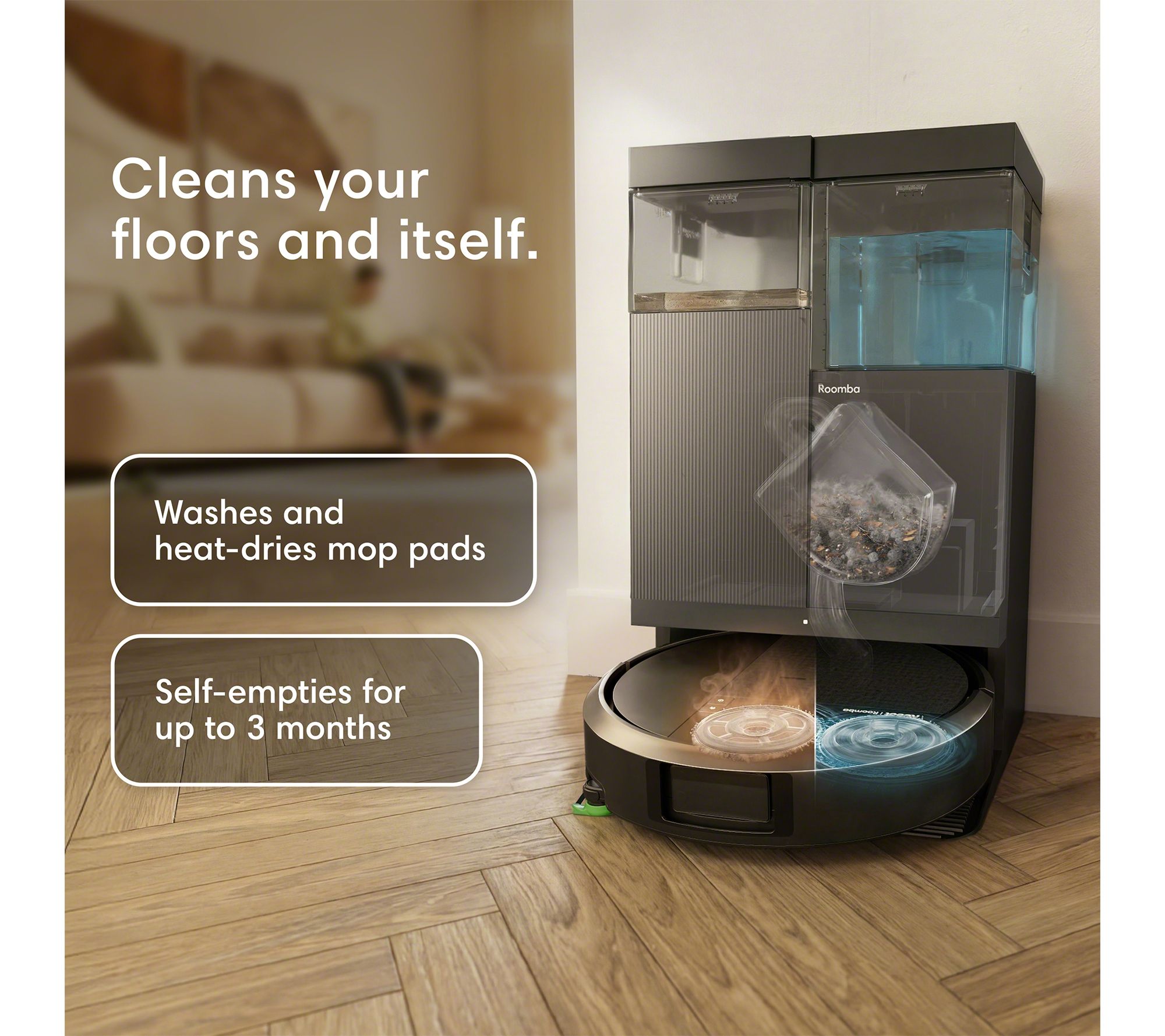 Roomba Plus 415 Combo robot + AutoWash dock | QVC