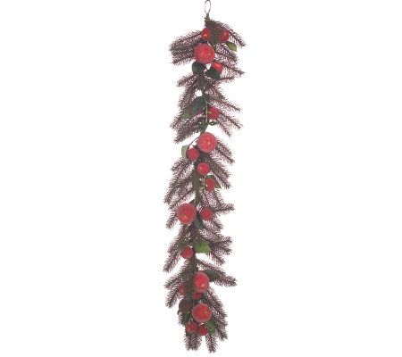 Vickerman Black Garland with LED 100 lights 